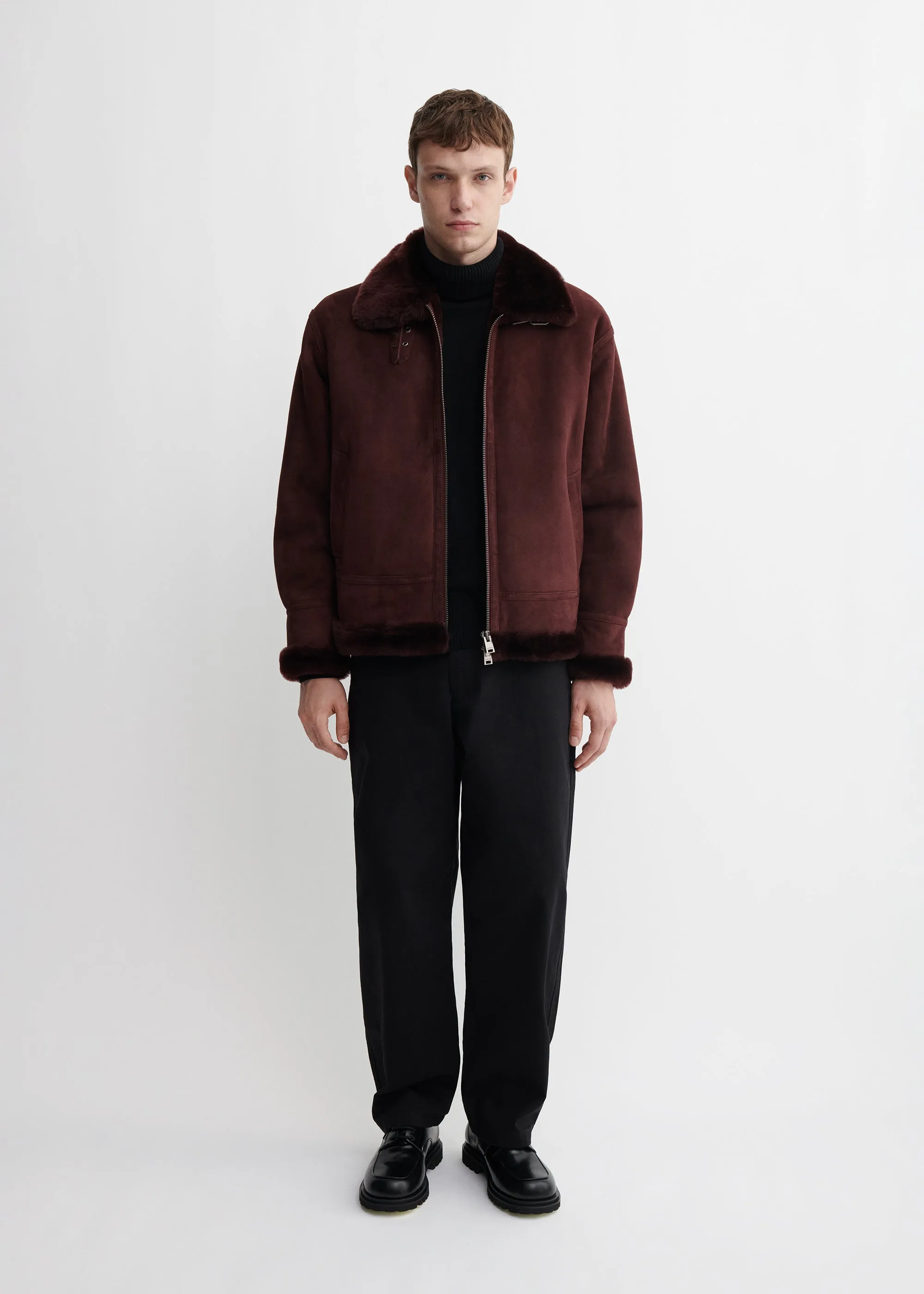SANO | Shearling Suede Jacket sold by ARMA product image thumbnail 2