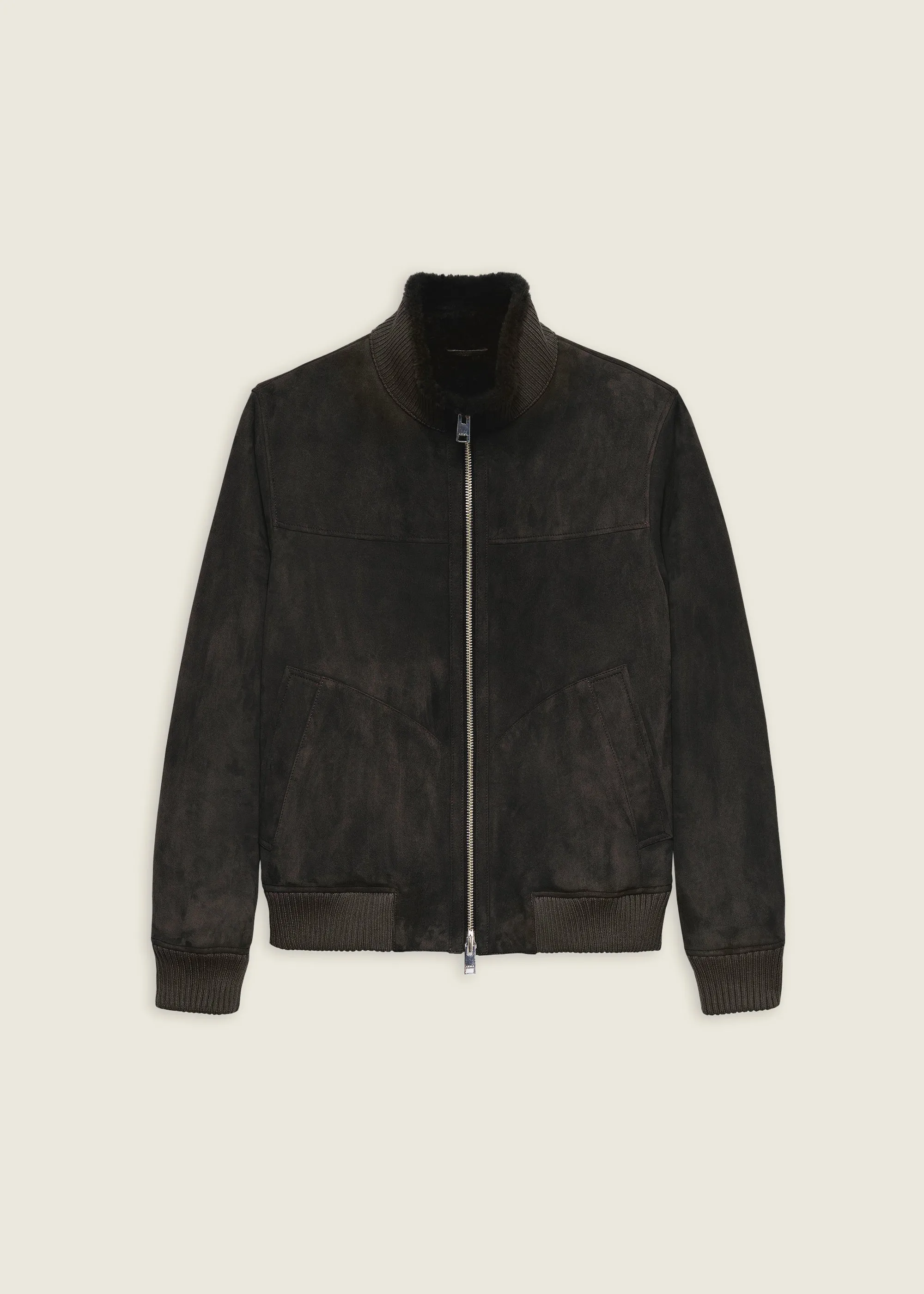 AREK | Shearling Suede Jacket sold by ARMA