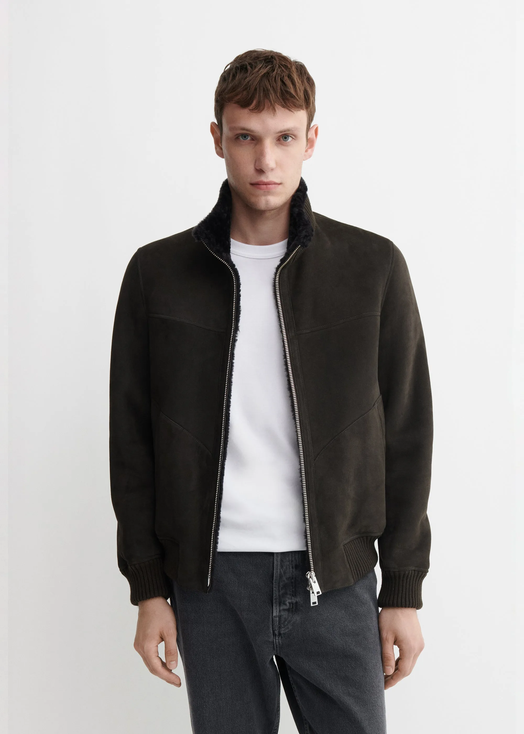 AREK | Shearling Suede Jacket sold by ARMA product image thumbnail 3