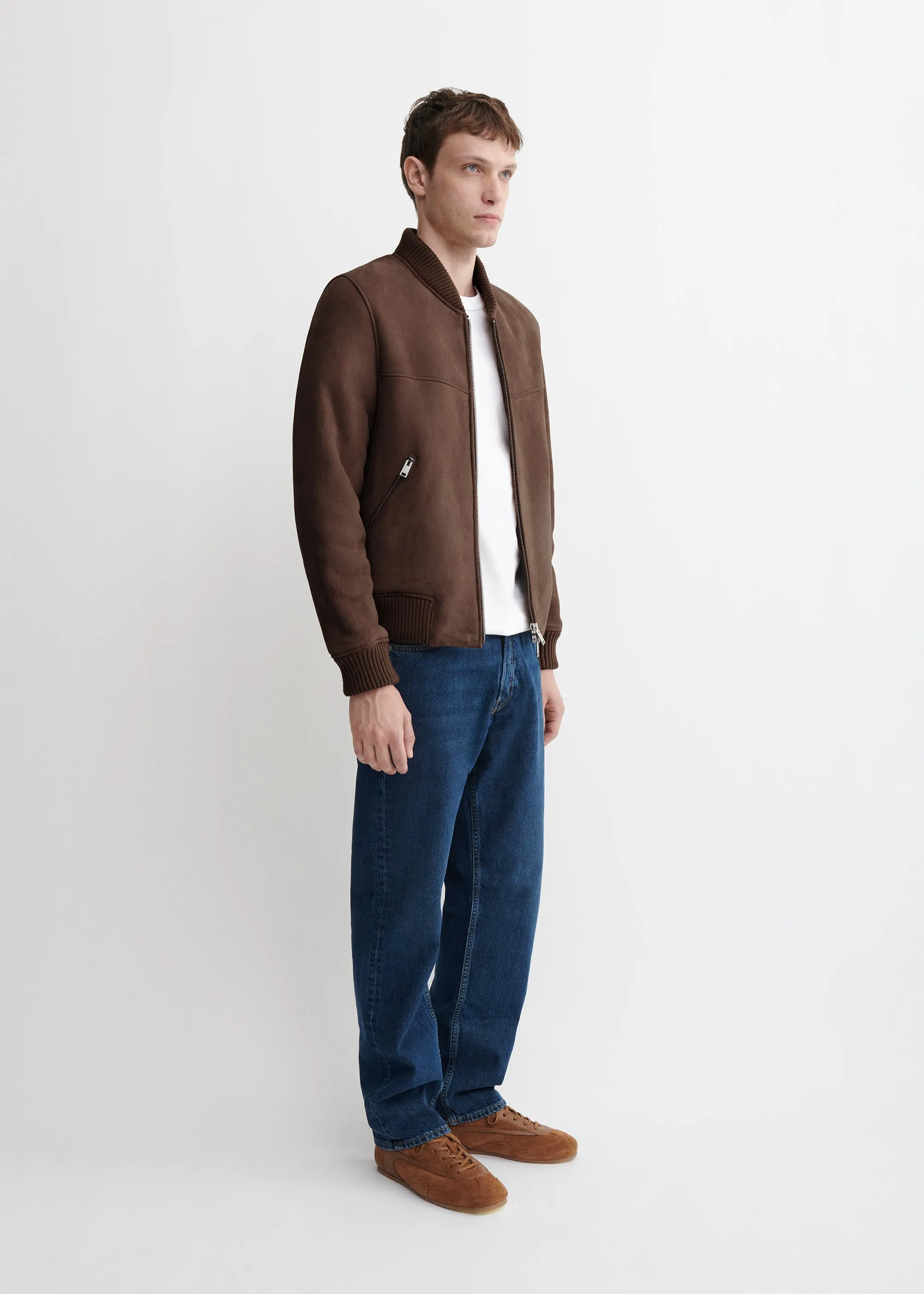 GILLO | Shearling Bomber Jacket sold by ARMA product image thumbnail 4