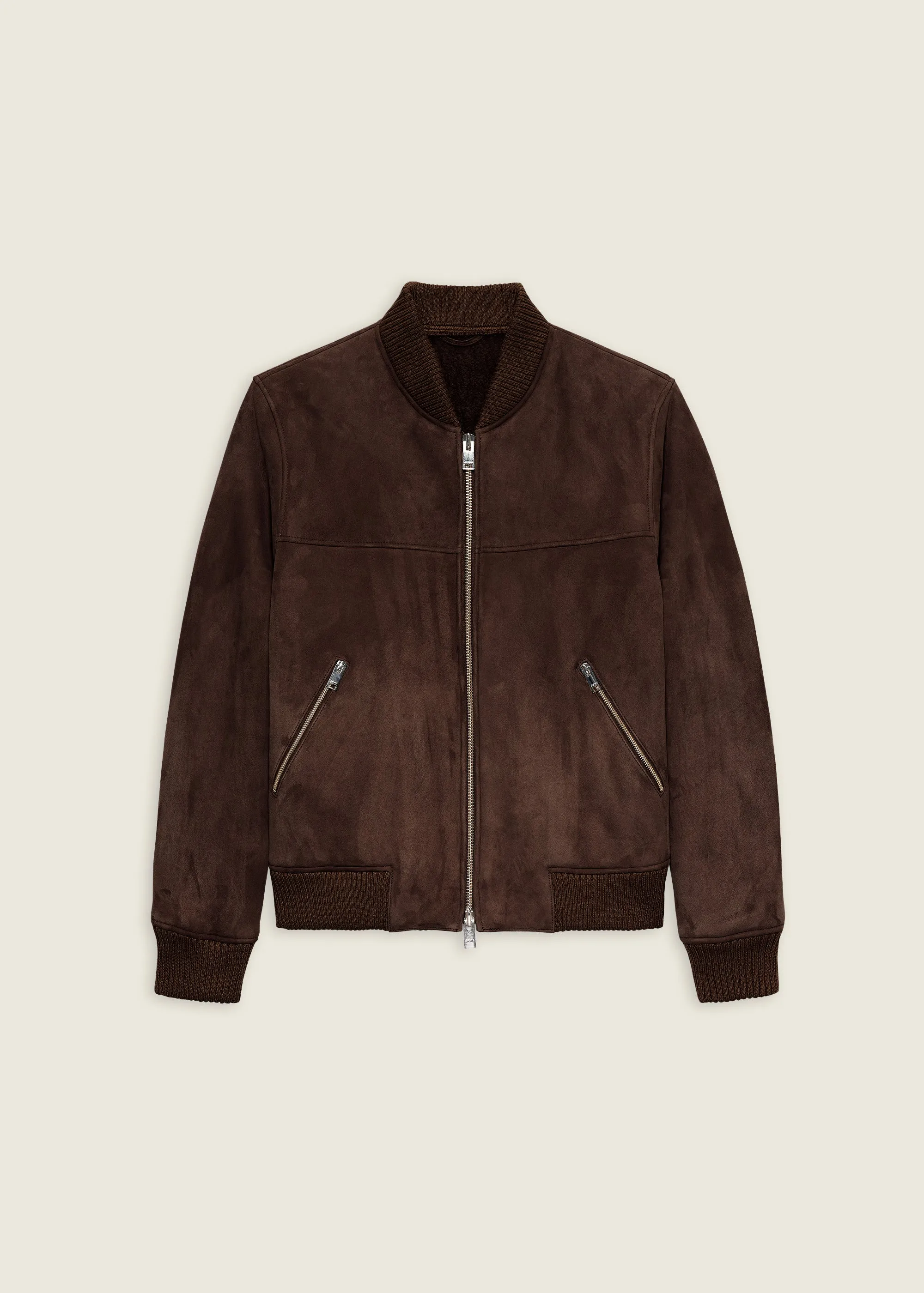 GILLO | Shearling Bomber Jacket sold by ARMA