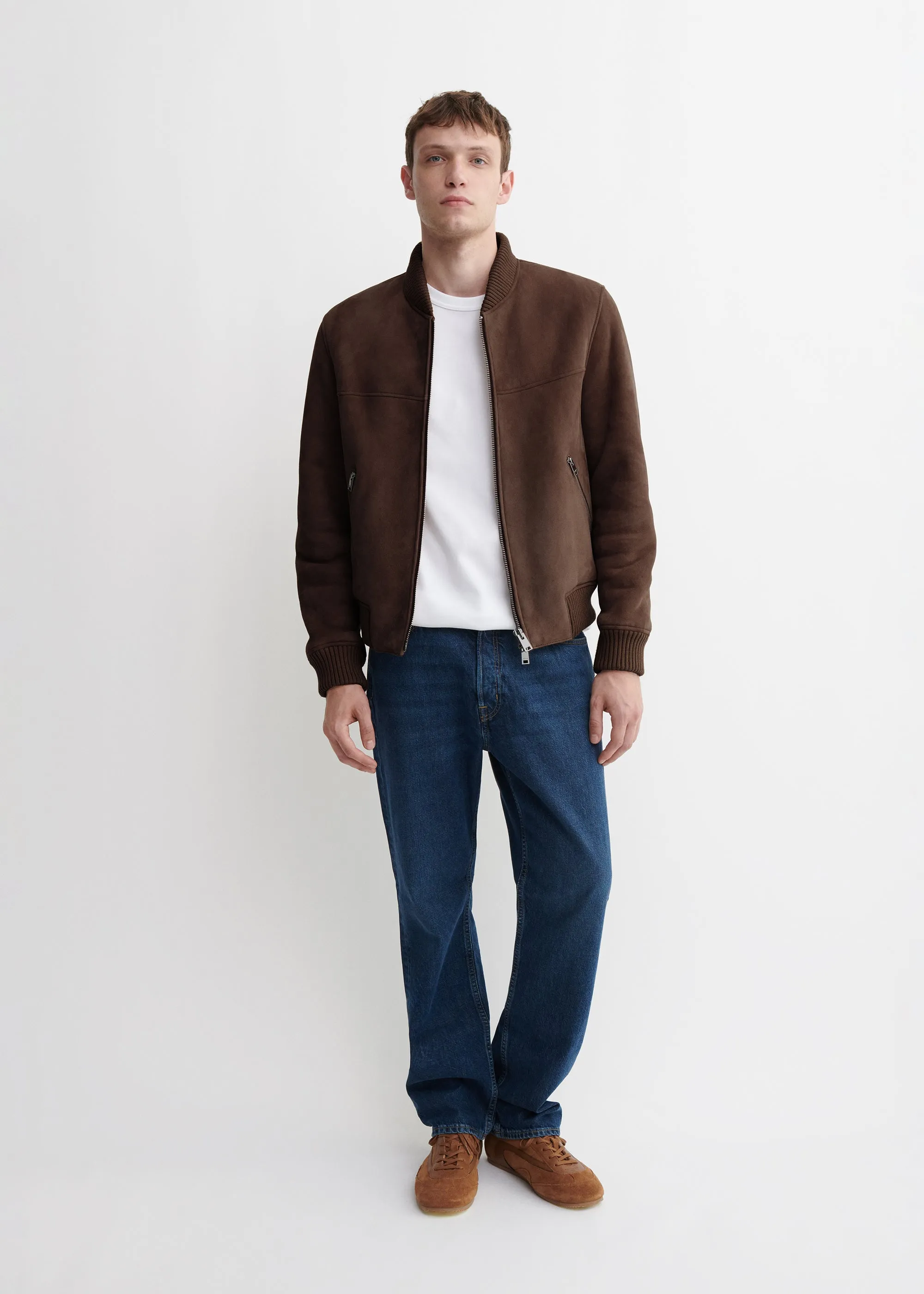 GILLO | Shearling Bomber Jacket sold by ARMA product image thumbnail 2