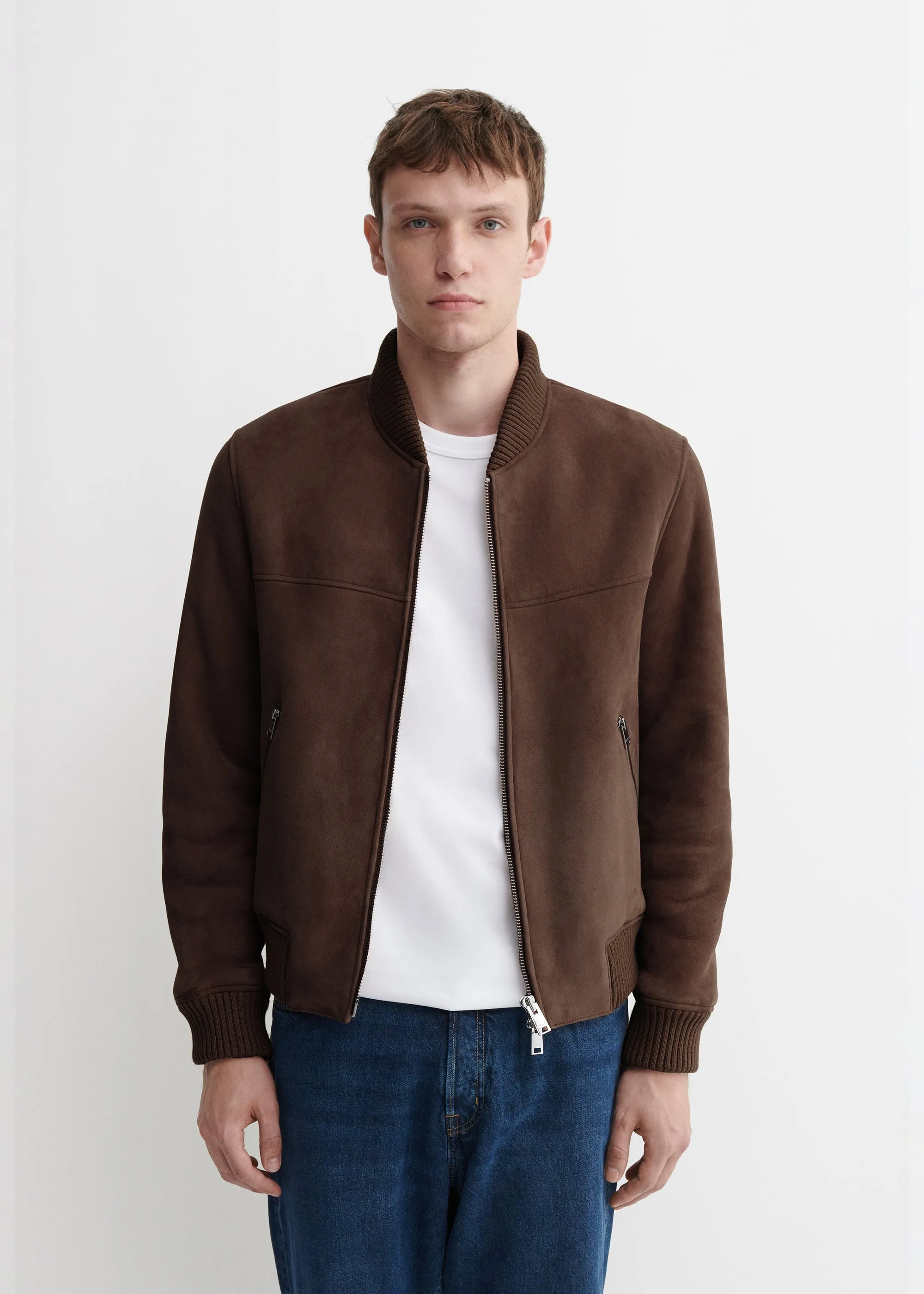 GILLO | Shearling Bomber Jacket sold by ARMA product image thumbnail 3