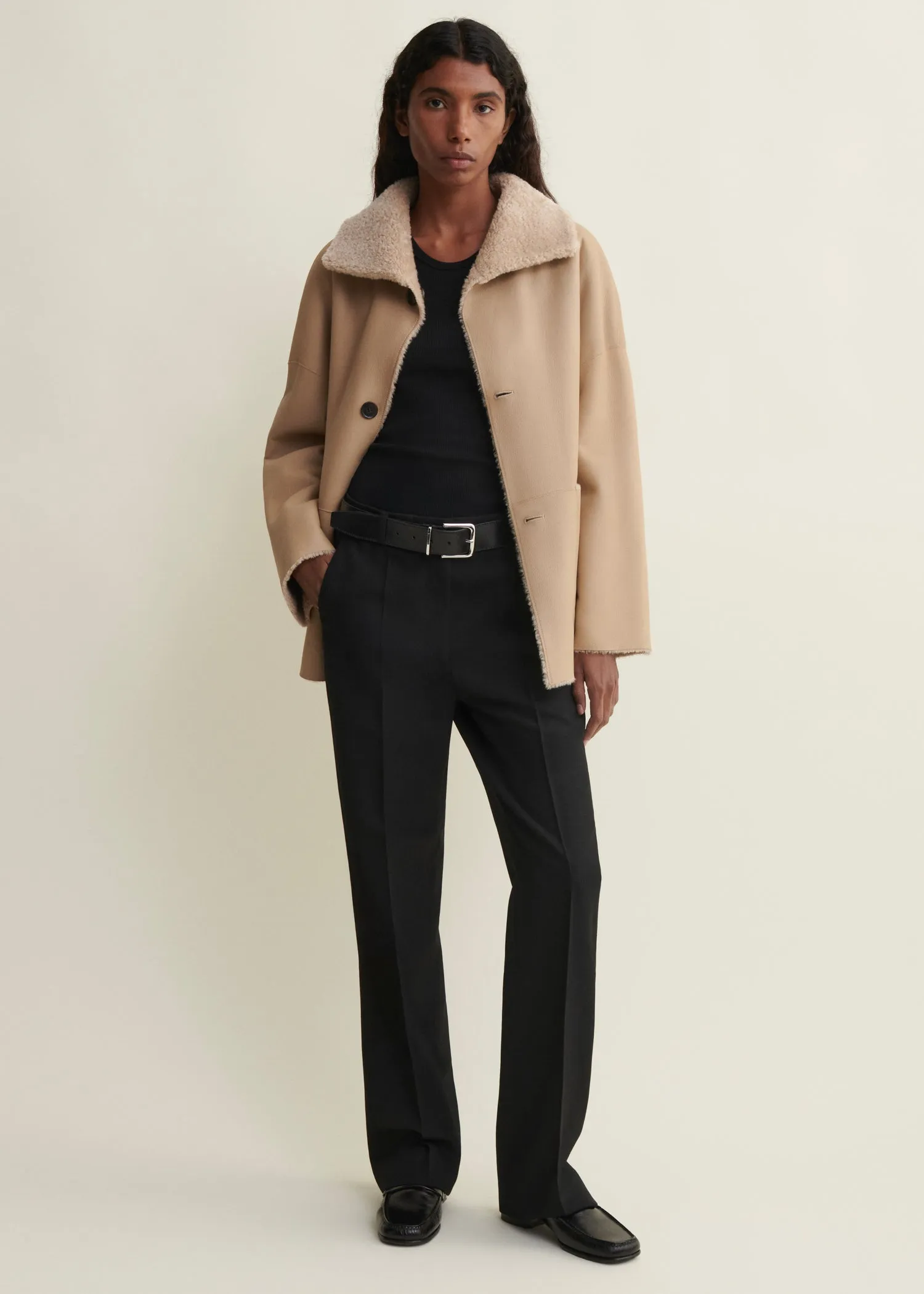 ISABELLA | Reversible Shearling Jacket sold by ARMA product image thumbnail 2