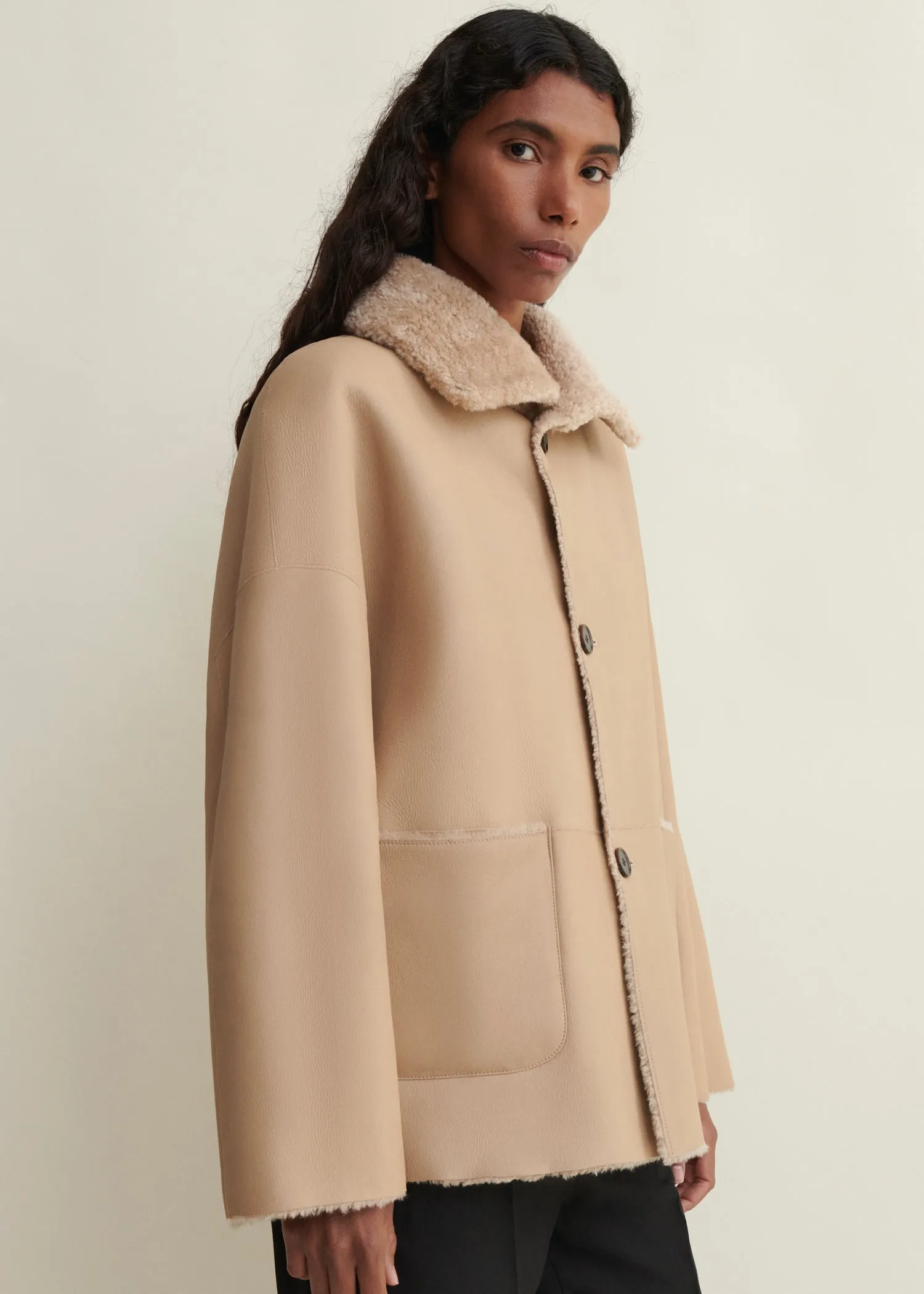 ISABELLA | Reversible Shearling Jacket sold by ARMA product image thumbnail 3