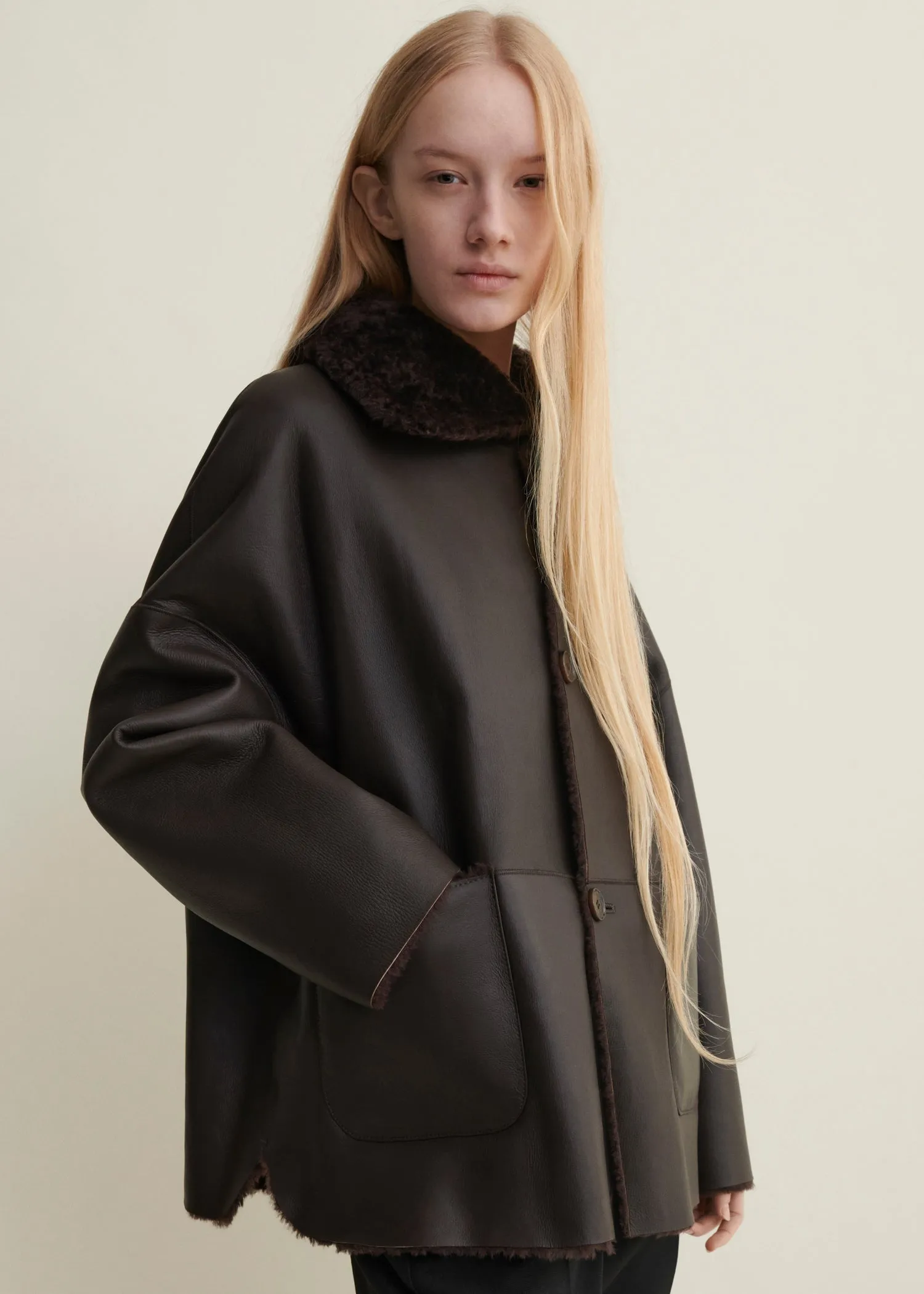 ISABELLA | Reversible Shearling Jacket sold by ARMA product image thumbnail 4