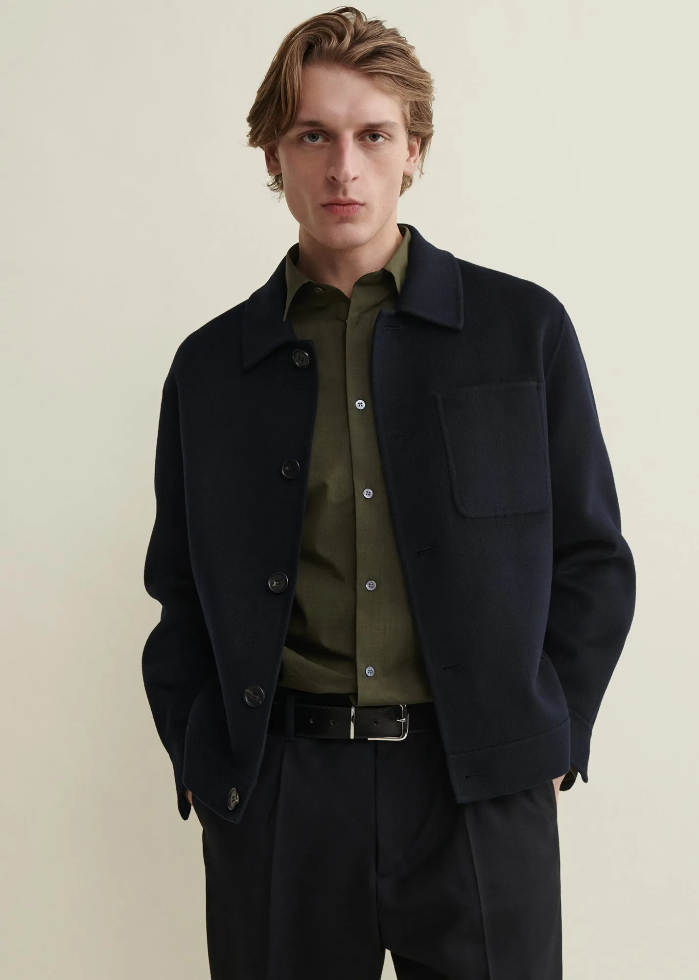 JUR | Straight Wool Jacket sold by ARMA