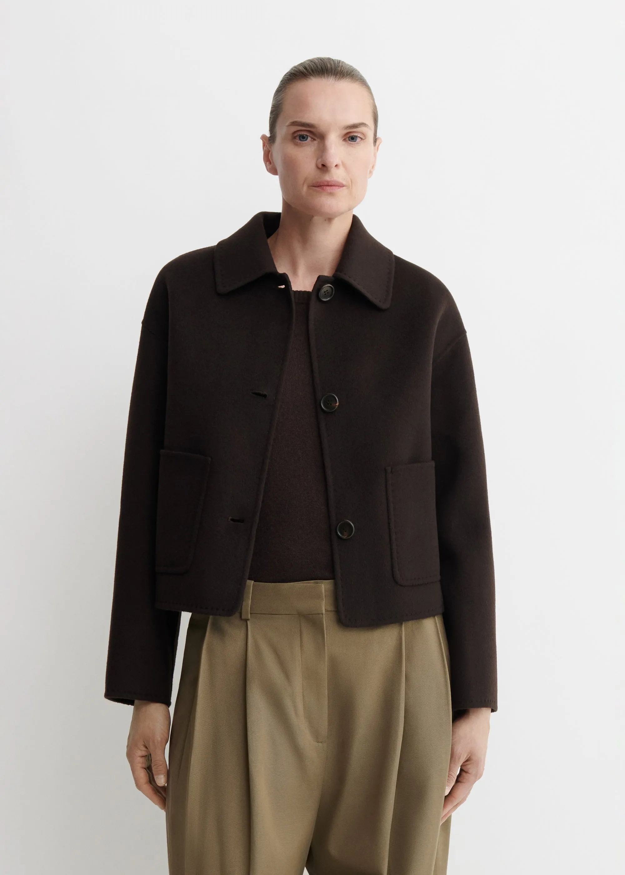 KERRY | Wool Cropped Jacket sold by ARMA product image thumbnail 3