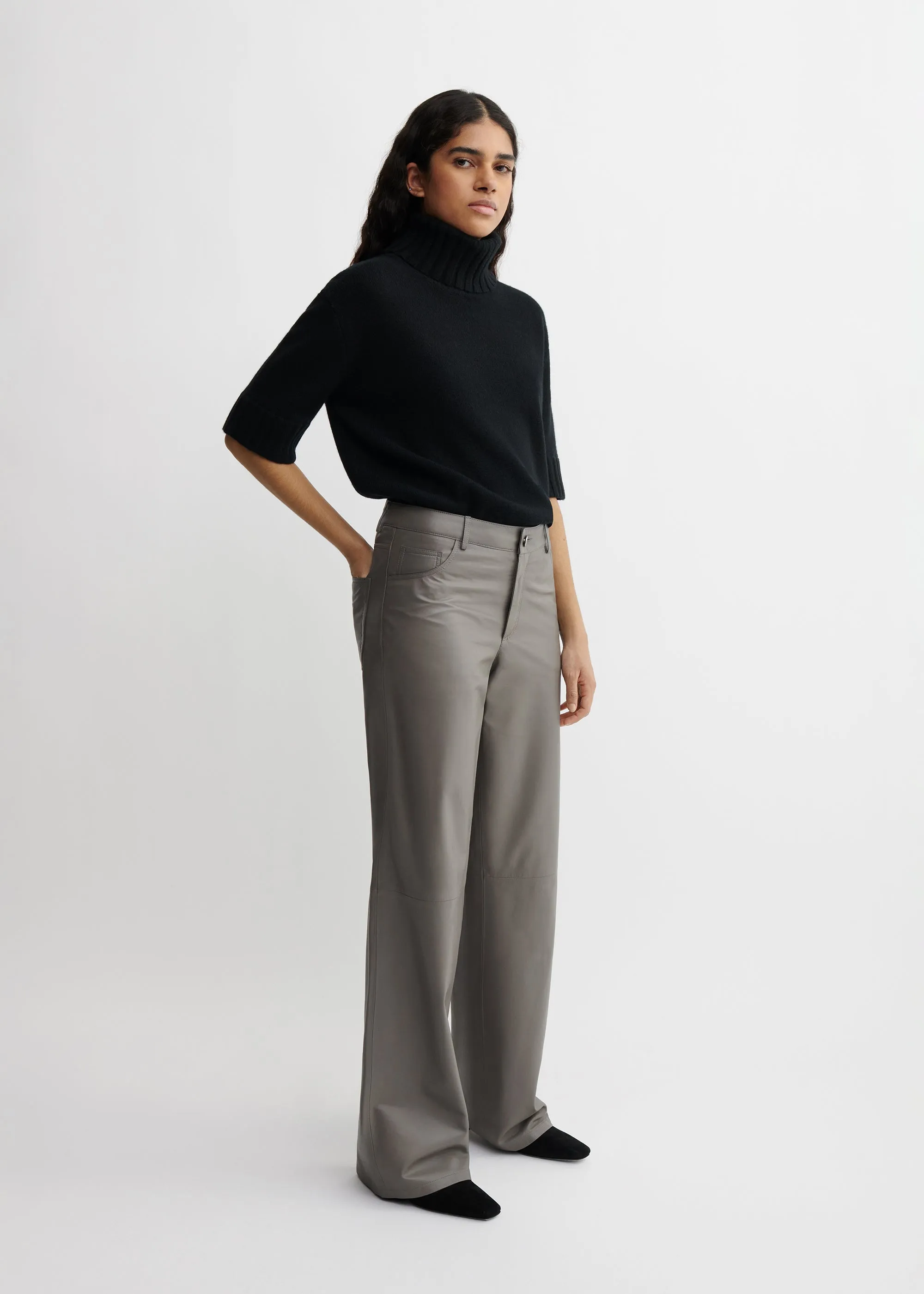 POLLY | Leather Trousers sold by ARMA product image thumbnail 4