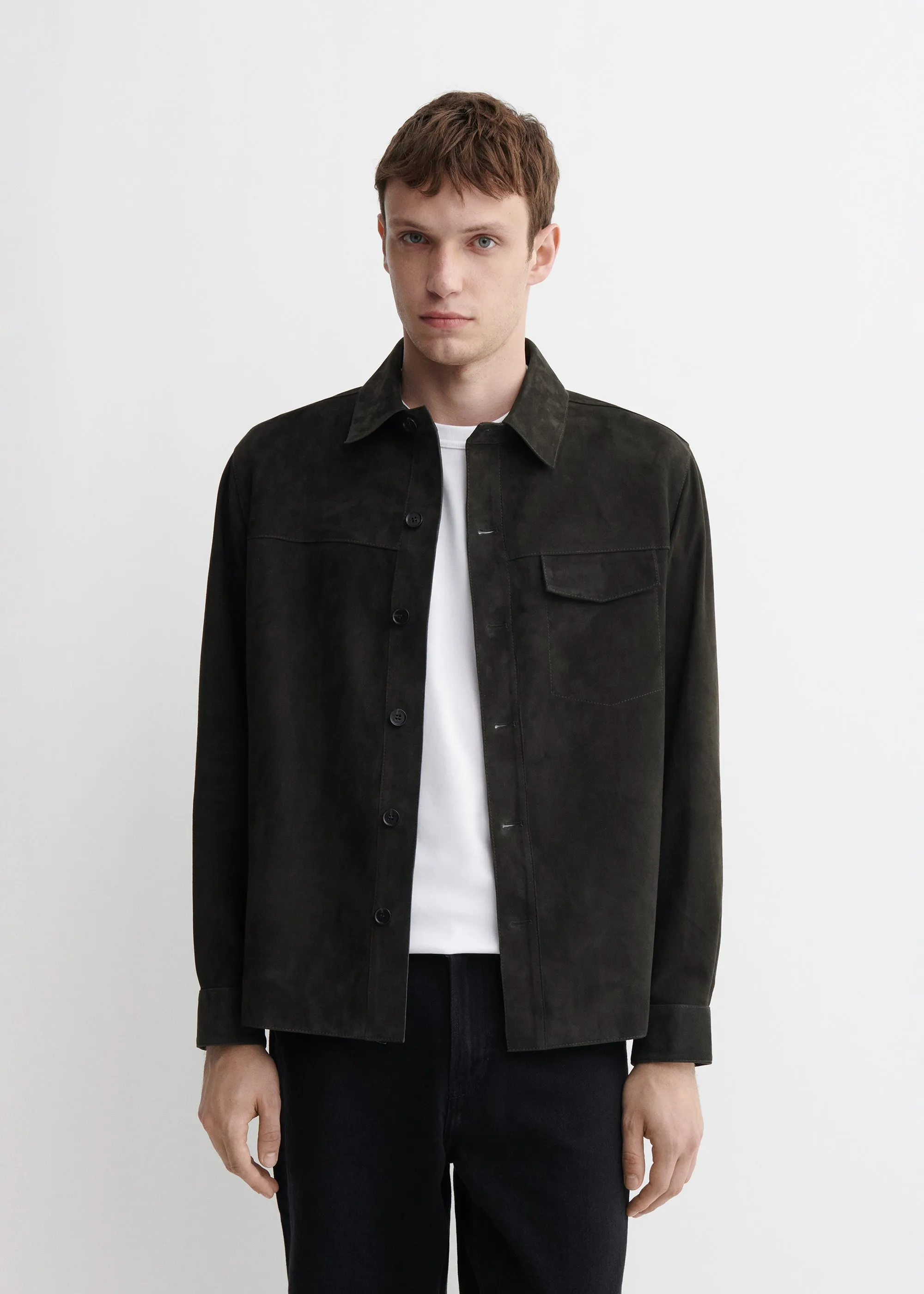 DILLEN | Suede Shirt sold by ARMA product image thumbnail 3