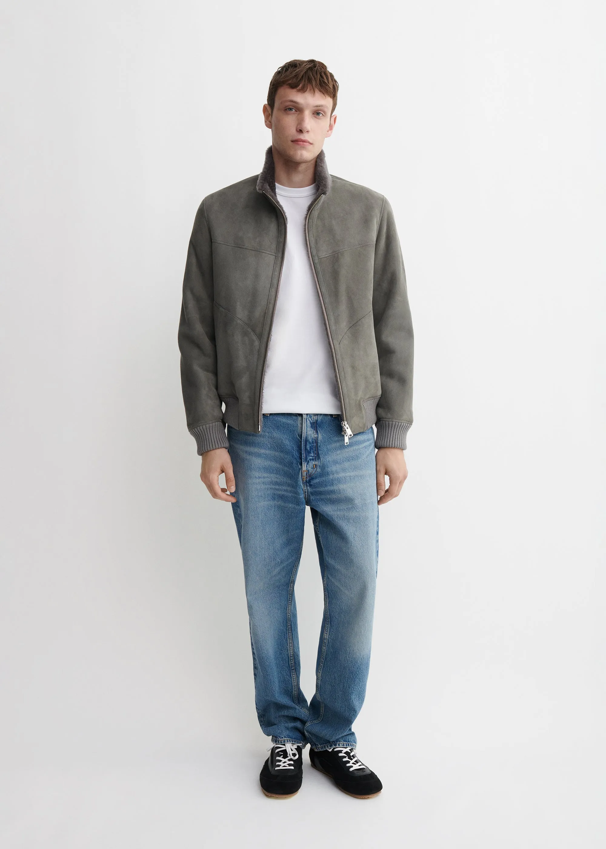 AREK | Shearling Suede Jacket sold by ARMA product image thumbnail 2