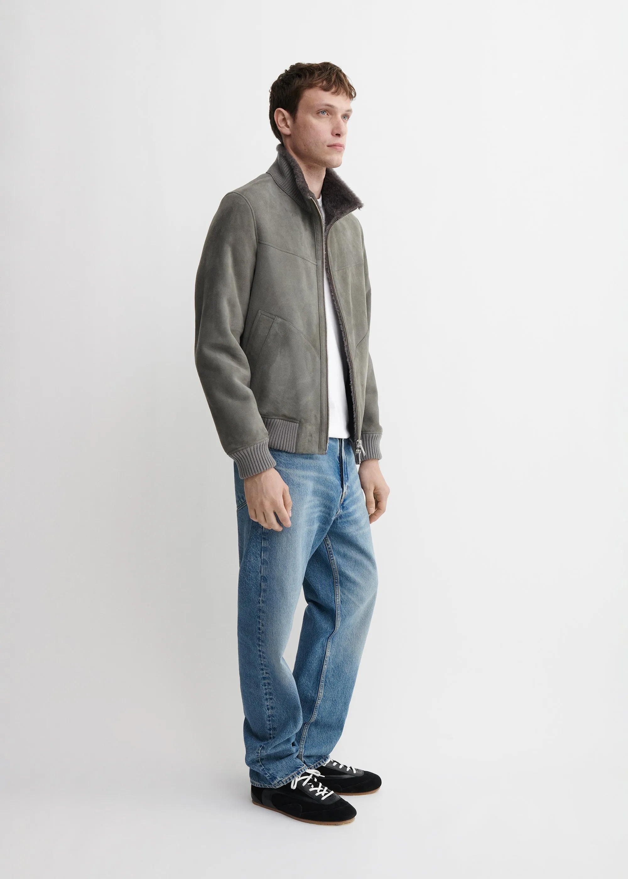 AREK | Shearling Suede Jacket sold by ARMA product image thumbnail 4