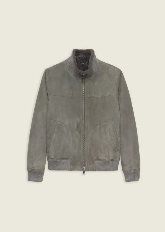 AREK | Shearling Suede Jacket sold by ARMA