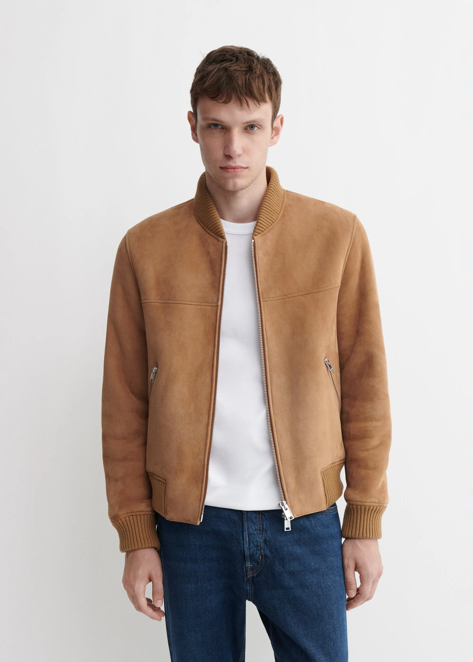 GILLO | Shearling Bomber Jacket sold by ARMA product image thumbnail 3