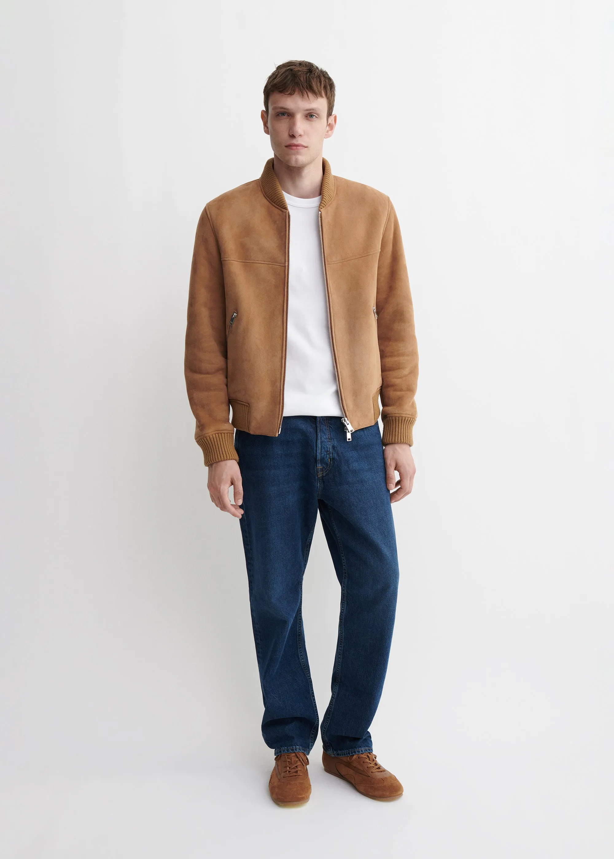 GILLO | Shearling Bomber Jacket sold by ARMA product image thumbnail 2