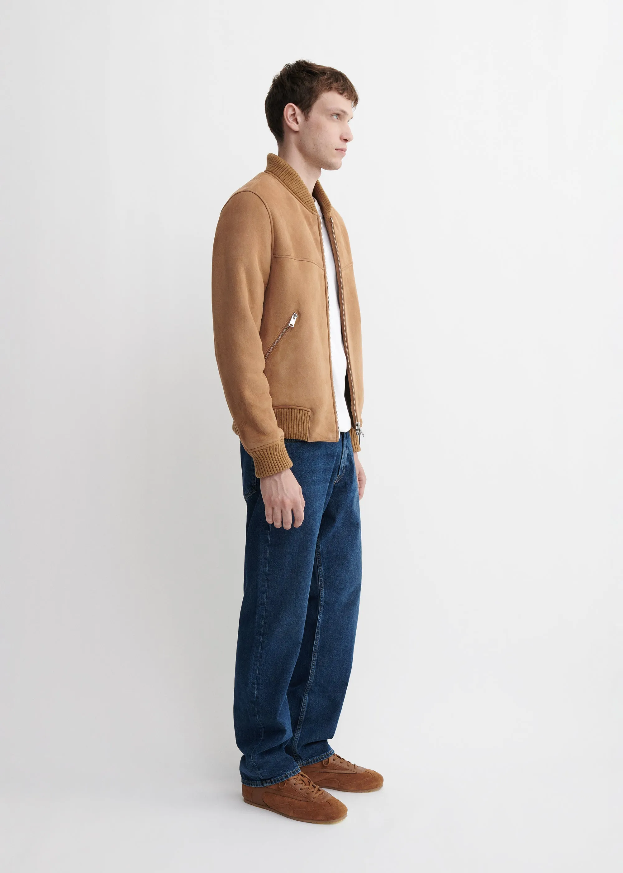 GILLO | Shearling Bomber Jacket sold by ARMA product image thumbnail 4