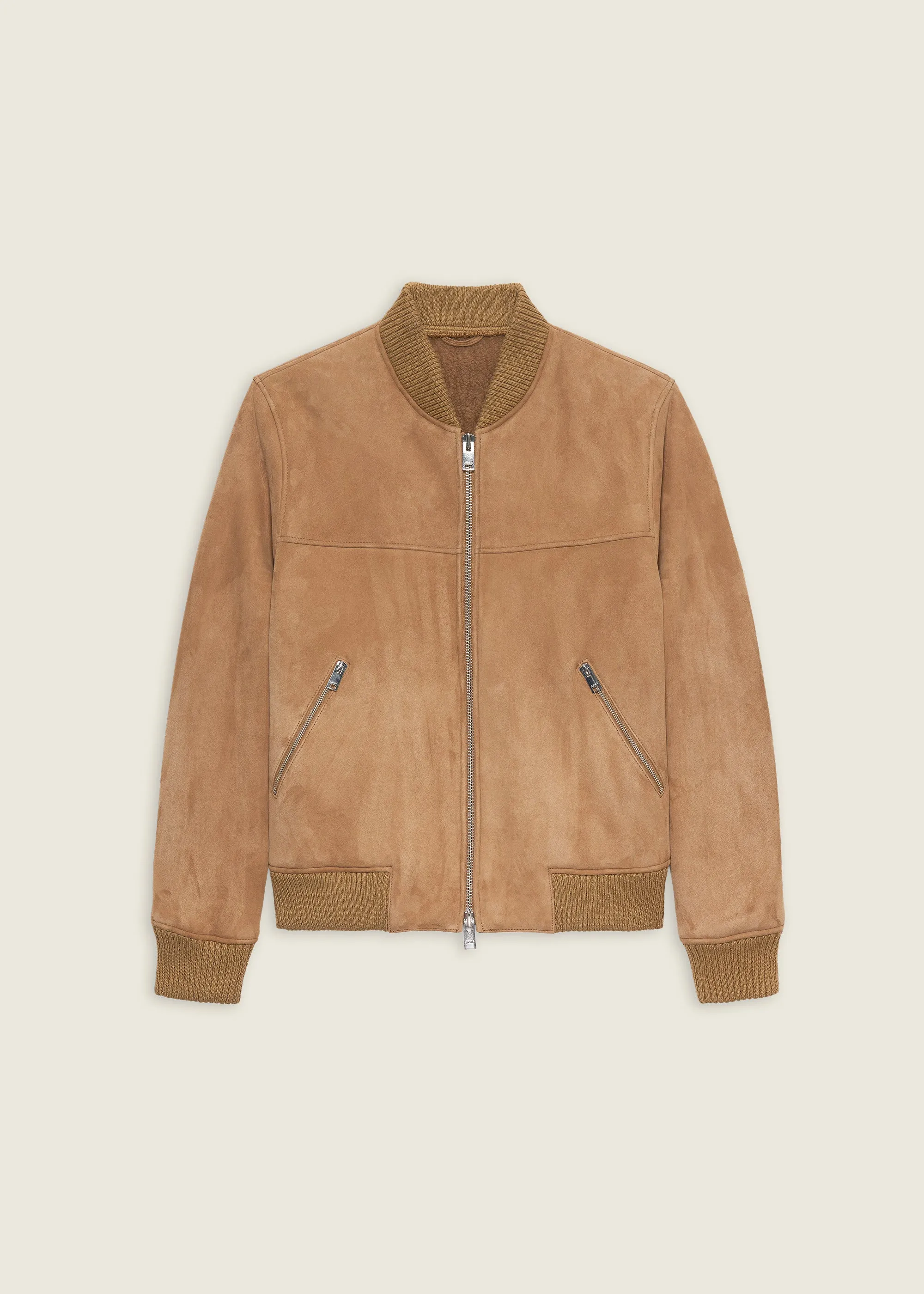 GILLO | Shearling Bomber Jacket sold by ARMA