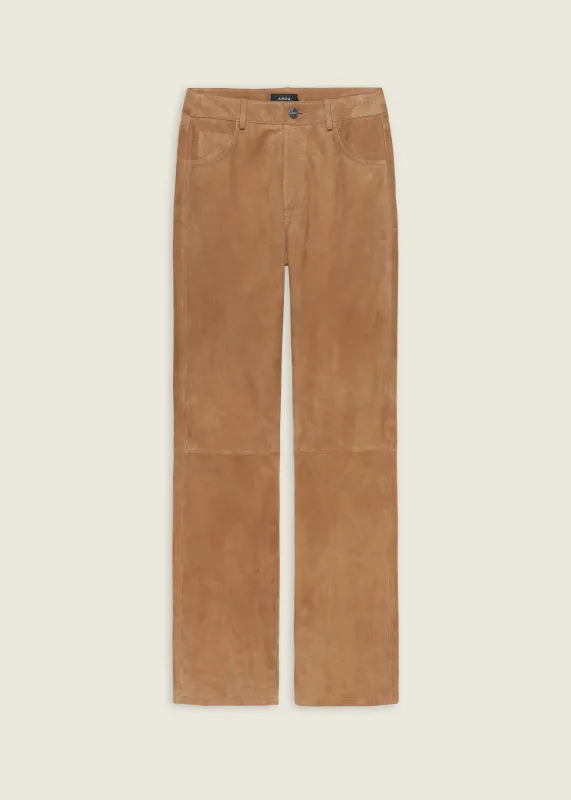 MICHELA | Suede Trousers sold by ARMA