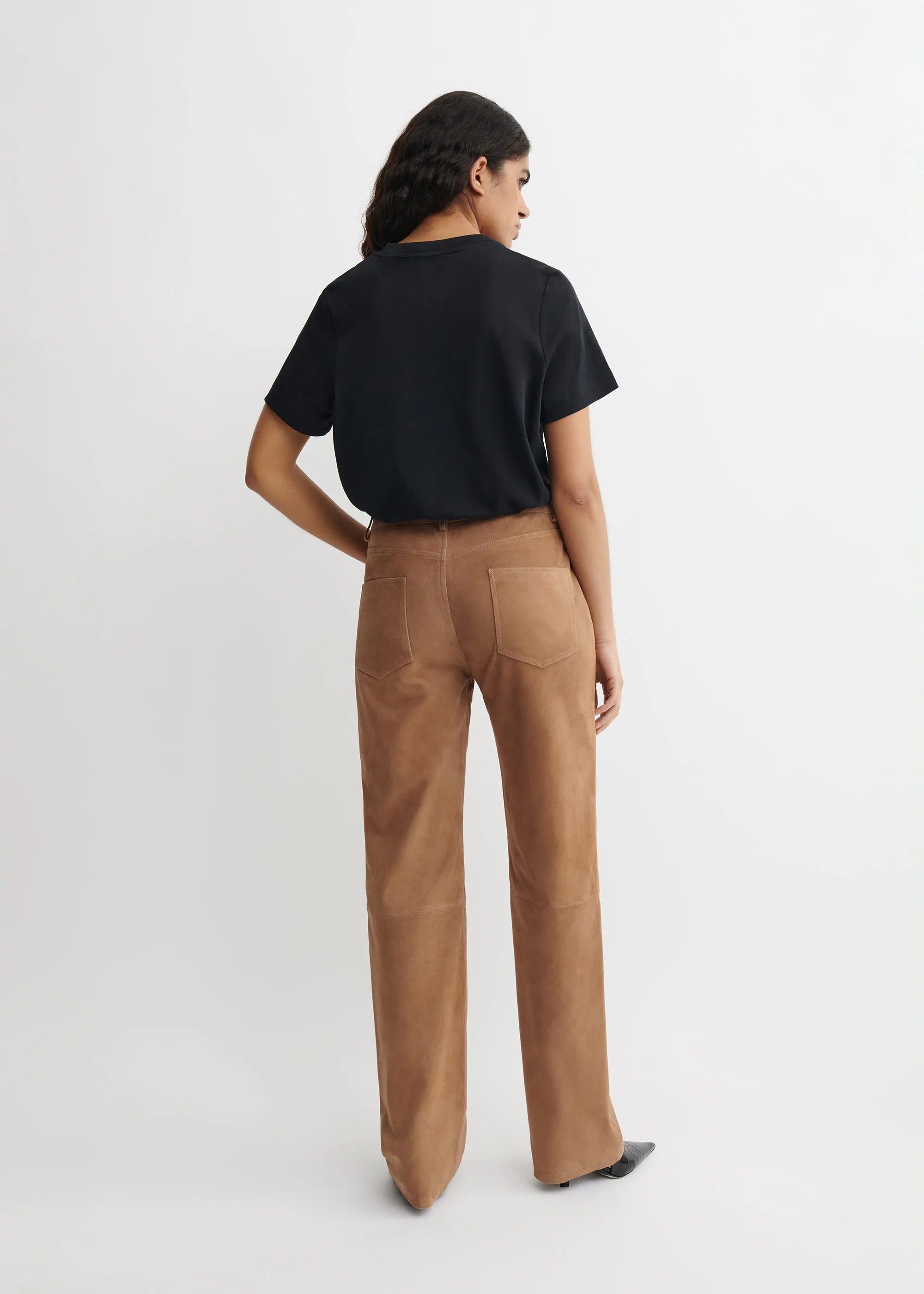 MICHELA | Suede Trousers sold by ARMA product image thumbnail 5
