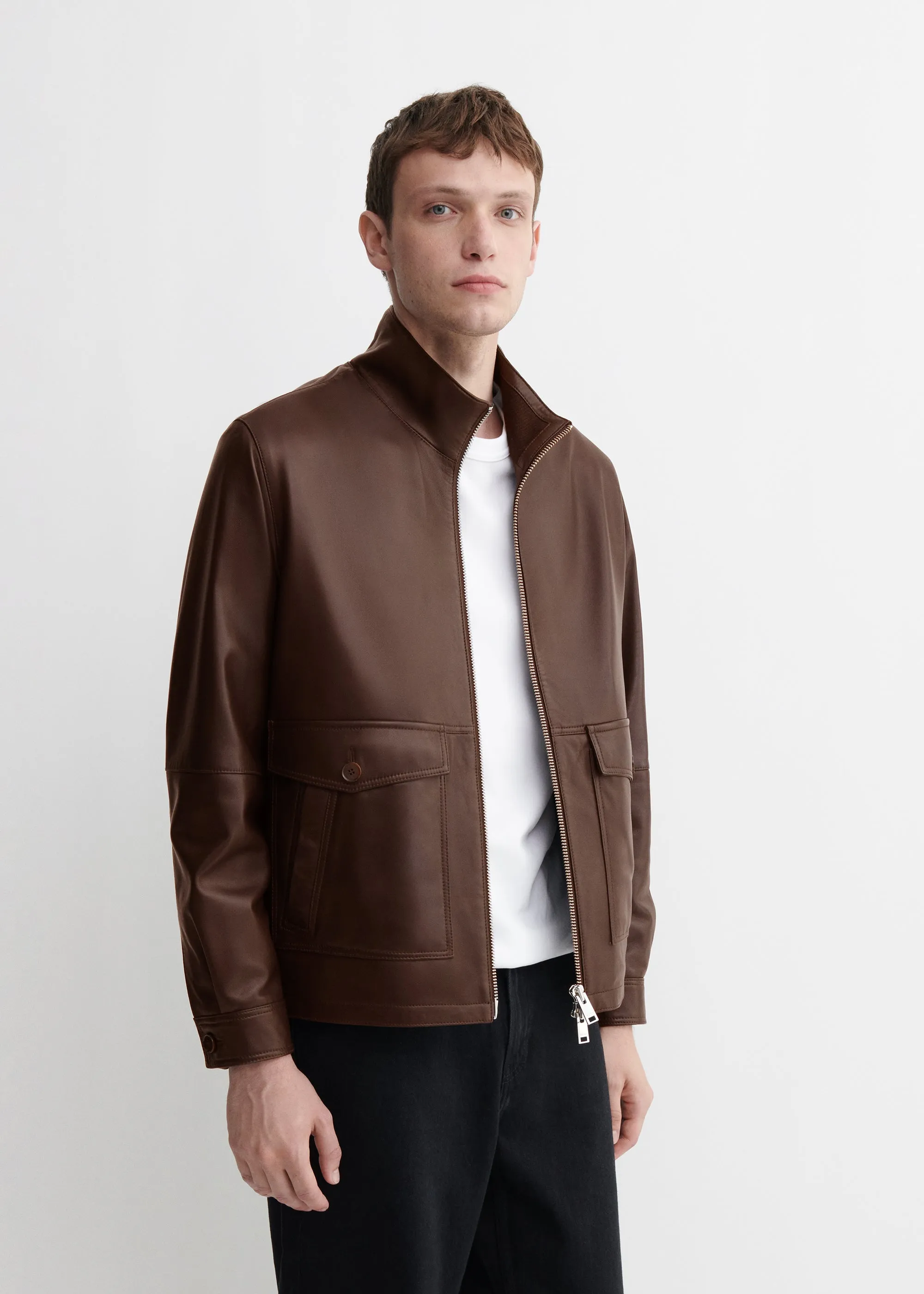 ARTIK | Leather Jacket sold by ARMA product image thumbnail 3