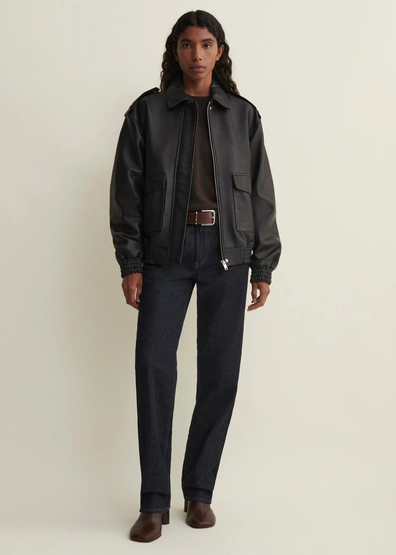 ASTRA | Leather Jacket sold by ARMA product image thumbnail 4