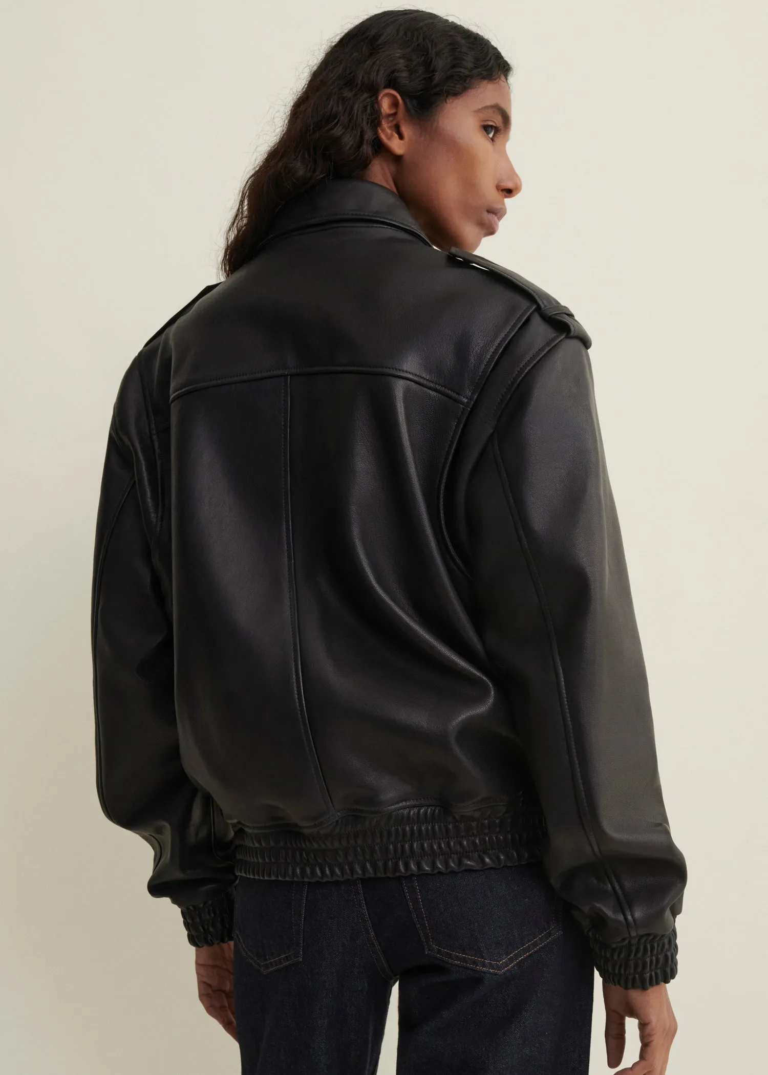 ASTRA | Leather Jacket sold by ARMA product image thumbnail 3