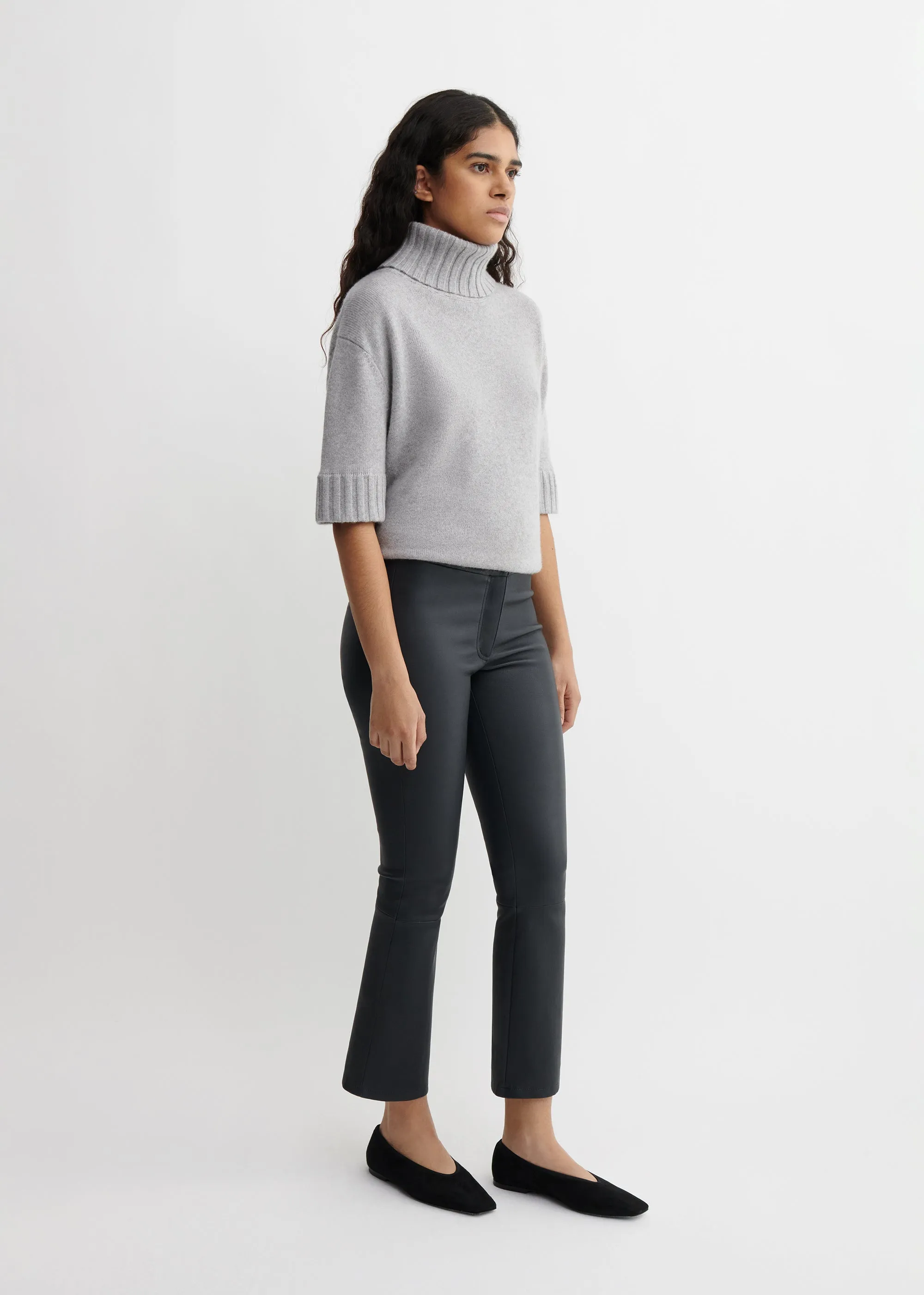 LIVELY | Leather kick-flare Legging sold by ARMA product image thumbnail 4