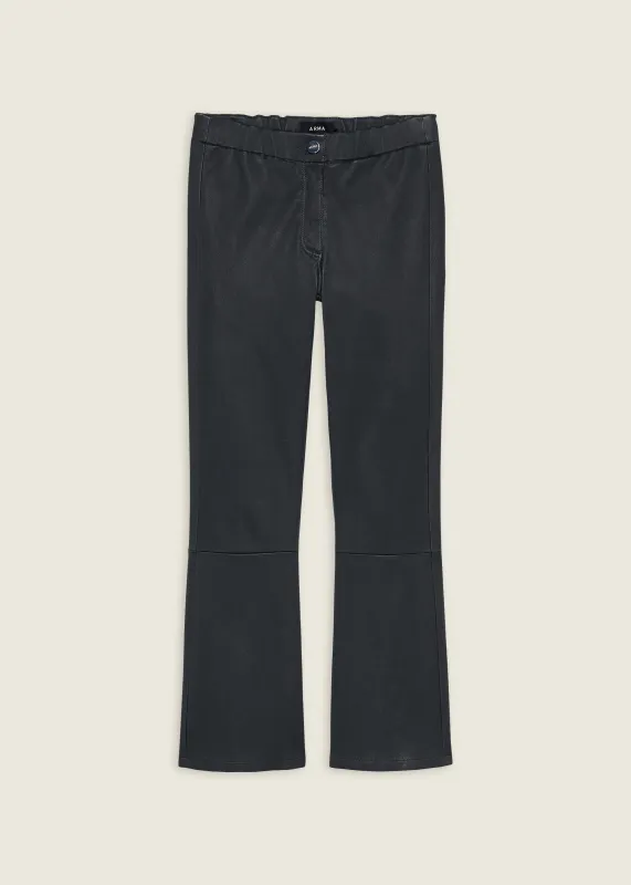 LIVELY | Leather kick-flare Legging sold by ARMA