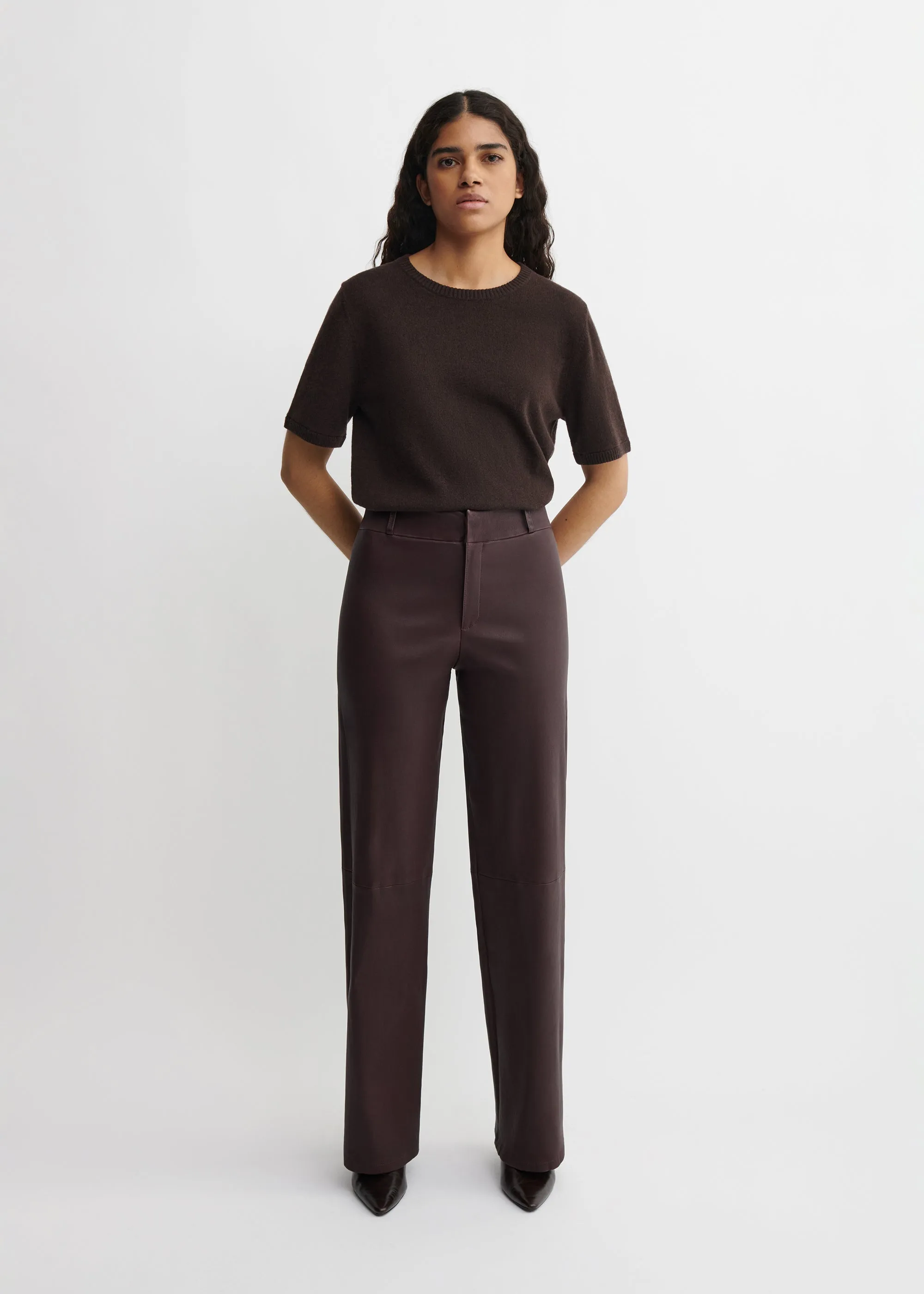 MARINA | Leather Trousers sold by ARMA product image thumbnail 2