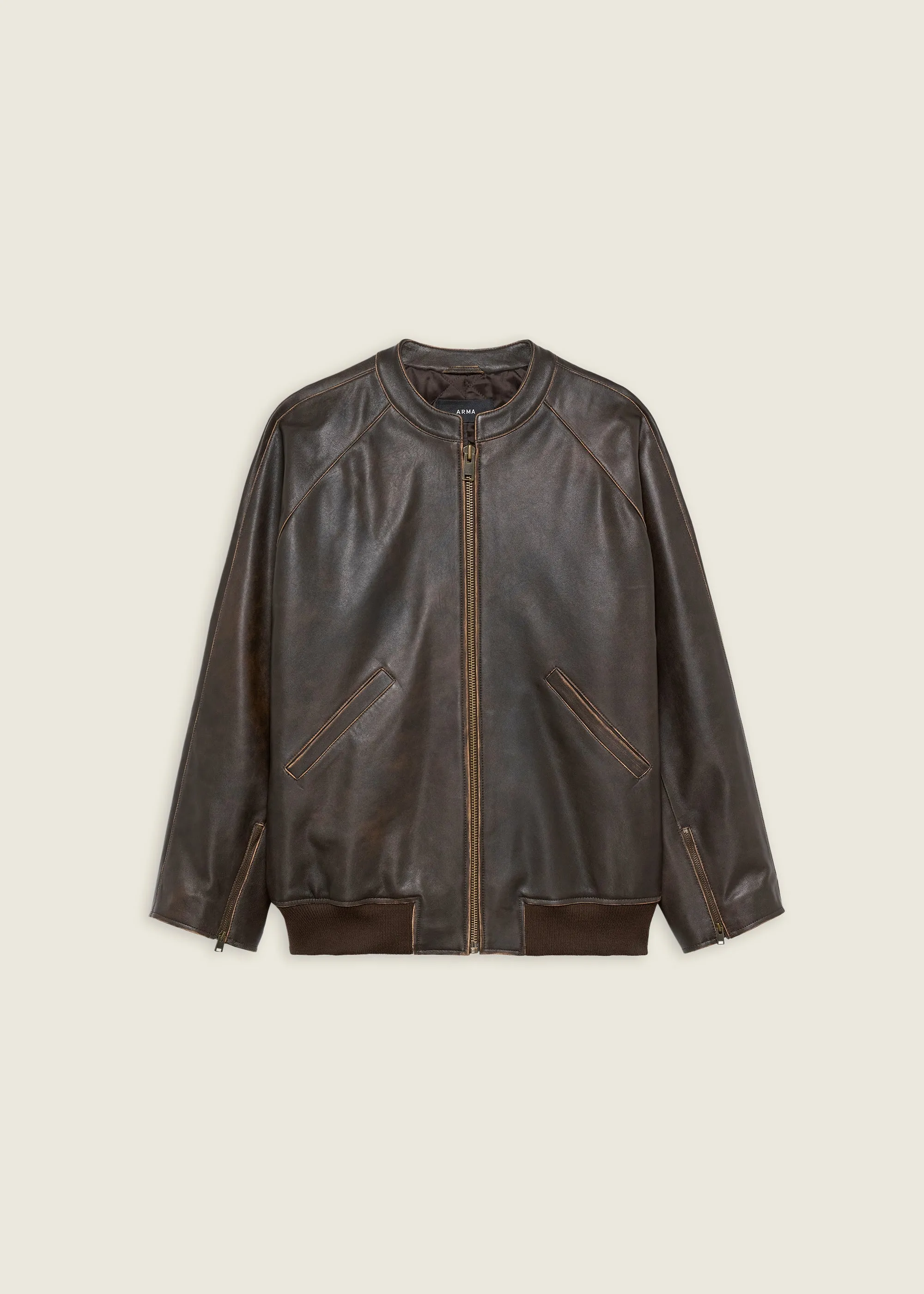 AZZURRA | Vintage Leather Jacket sold by ARMA