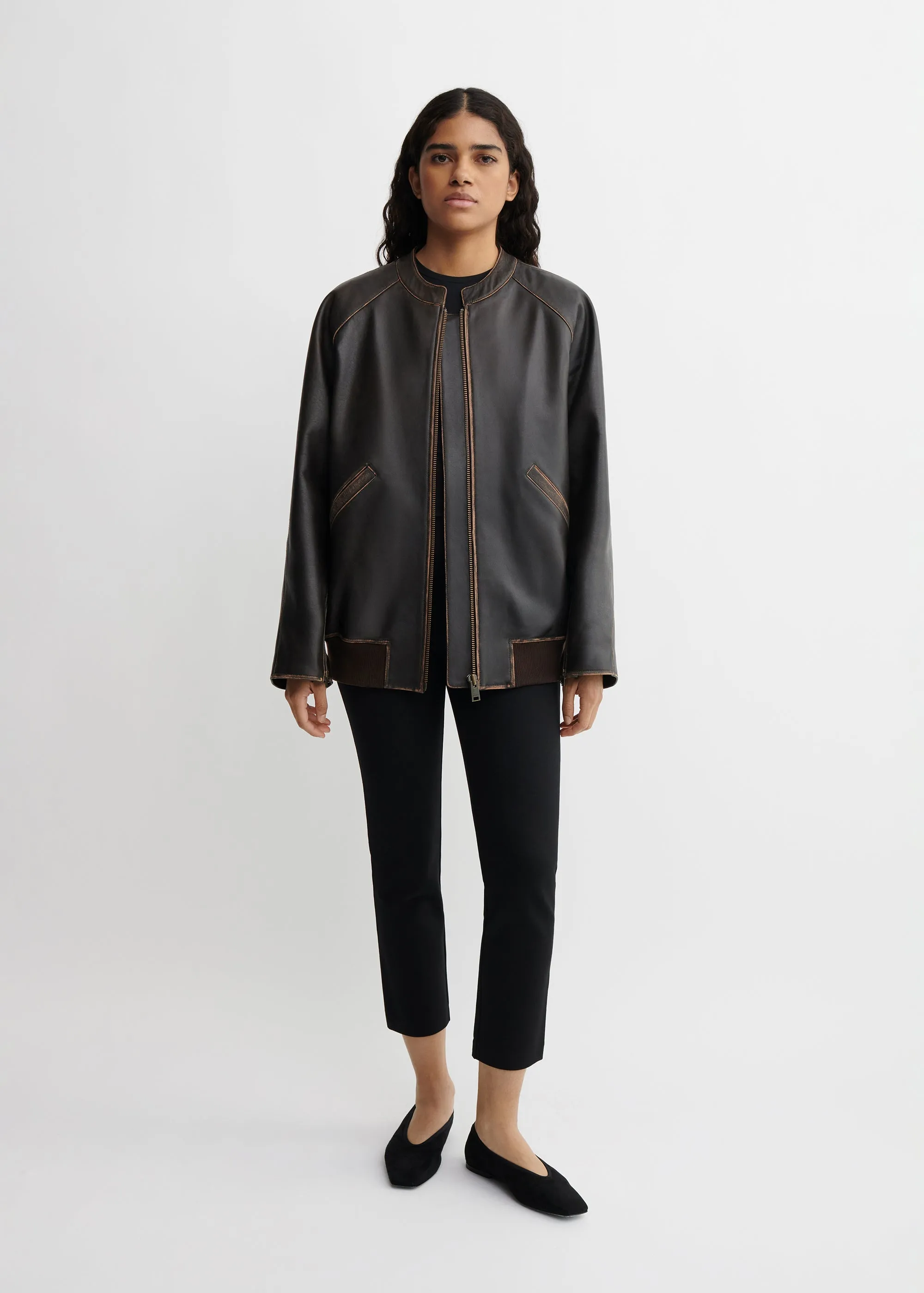 AZZURRA | Vintage Leather Jacket sold by ARMA product image thumbnail 2