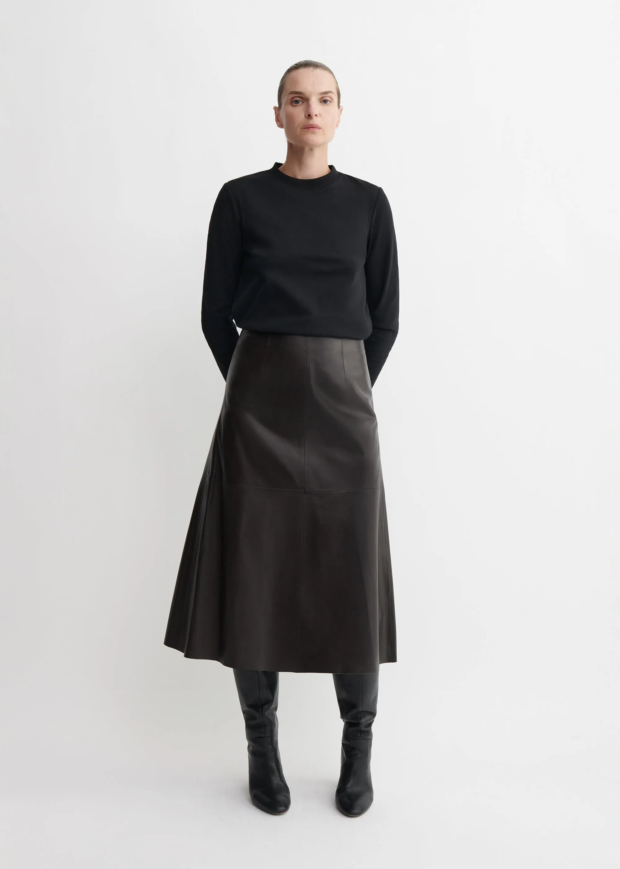 PHILIPA | Leather Skirt sold by ARMA product image thumbnail 2