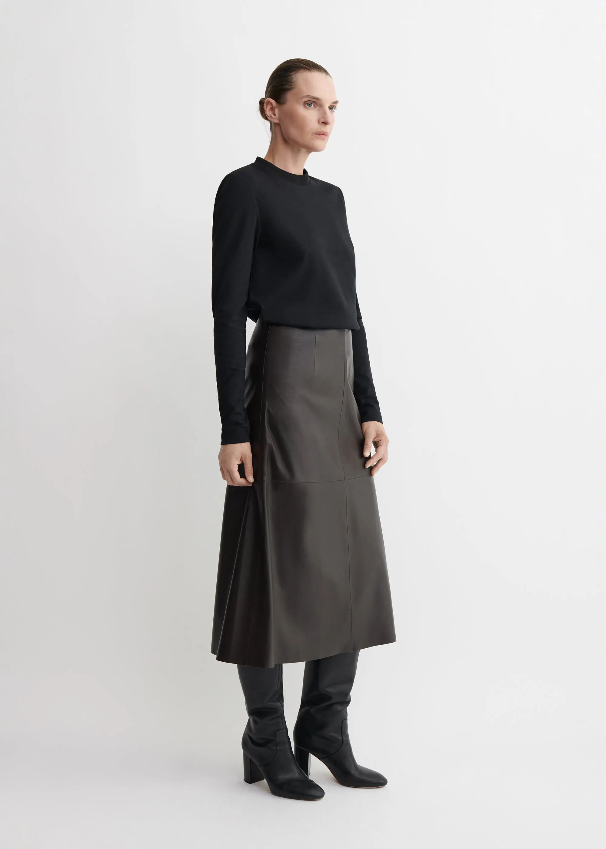 PHILIPA | Leather Skirt sold by ARMA product image thumbnail 4