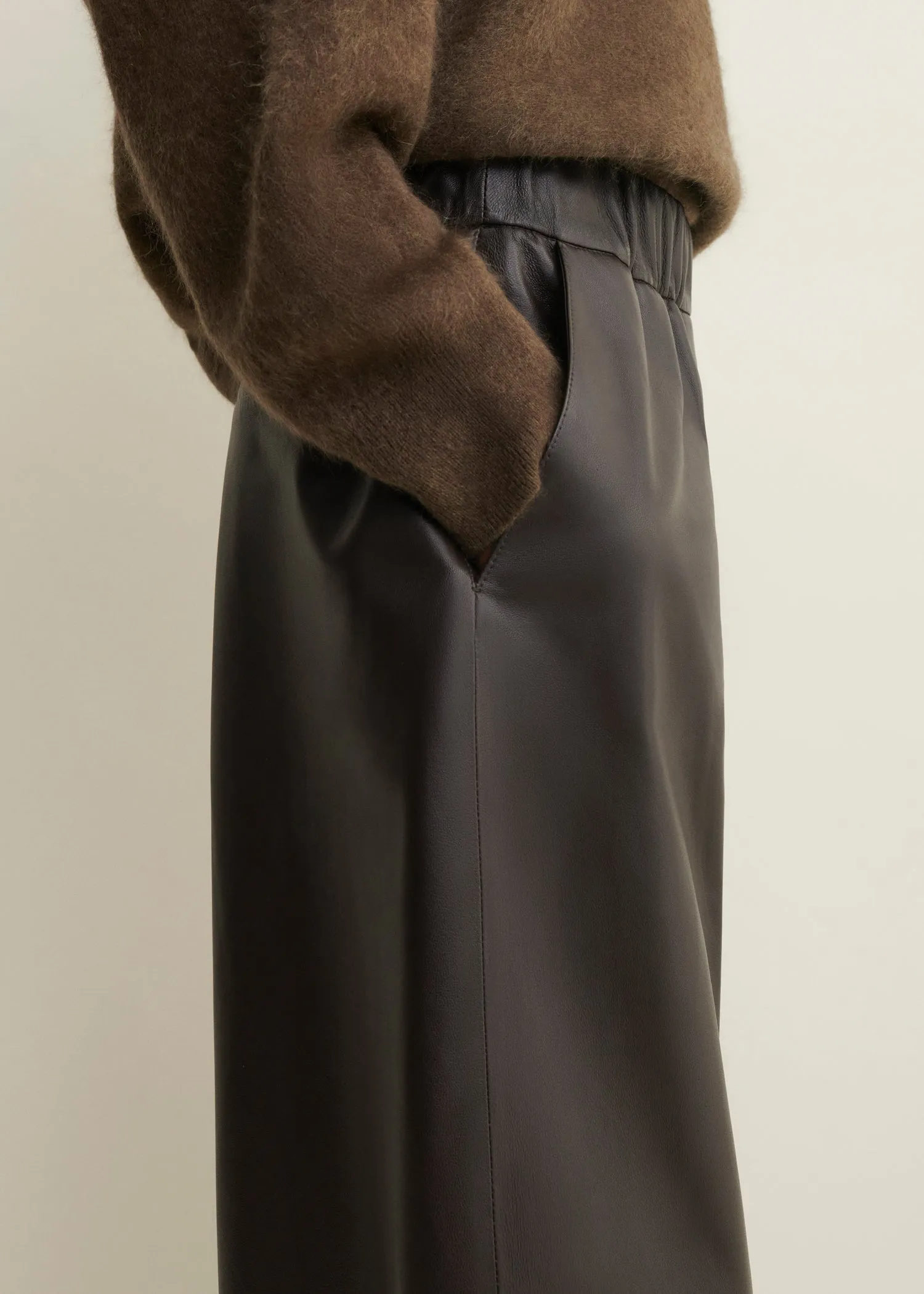 SOLIA | Leather Trousers sold by ARMA product image thumbnail 3