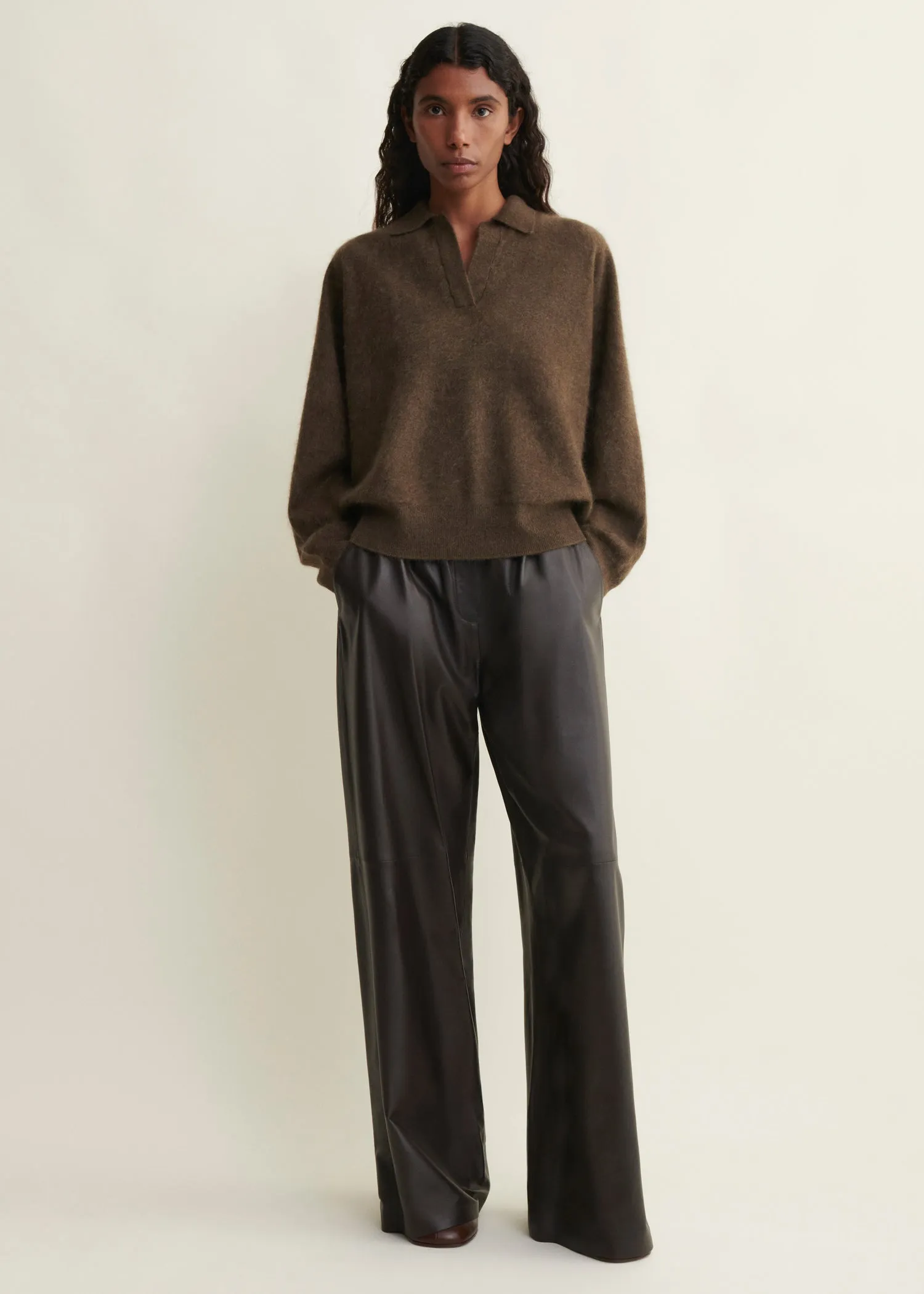 SOLIA | Leather Trousers sold by ARMA