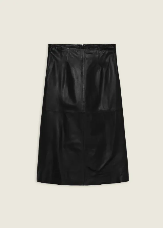 PHILIPA | Leather Skirt sold by ARMA