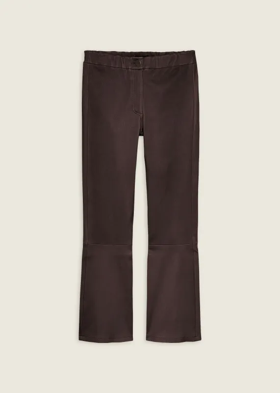 LIVELY | Leather kick-flare Legging sold by ARMA