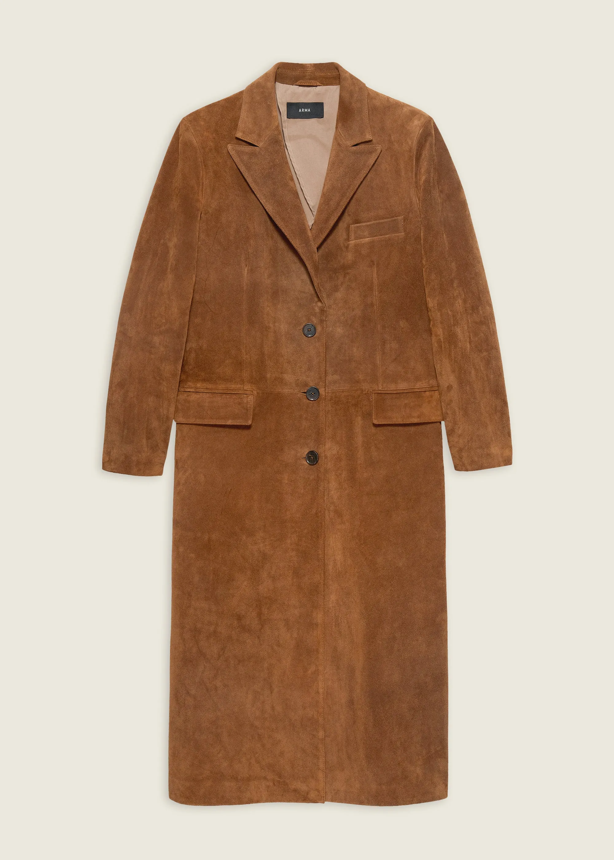 ALISSA | Gritty Suede Long Coat sold by ARMA product image thumbnail 5