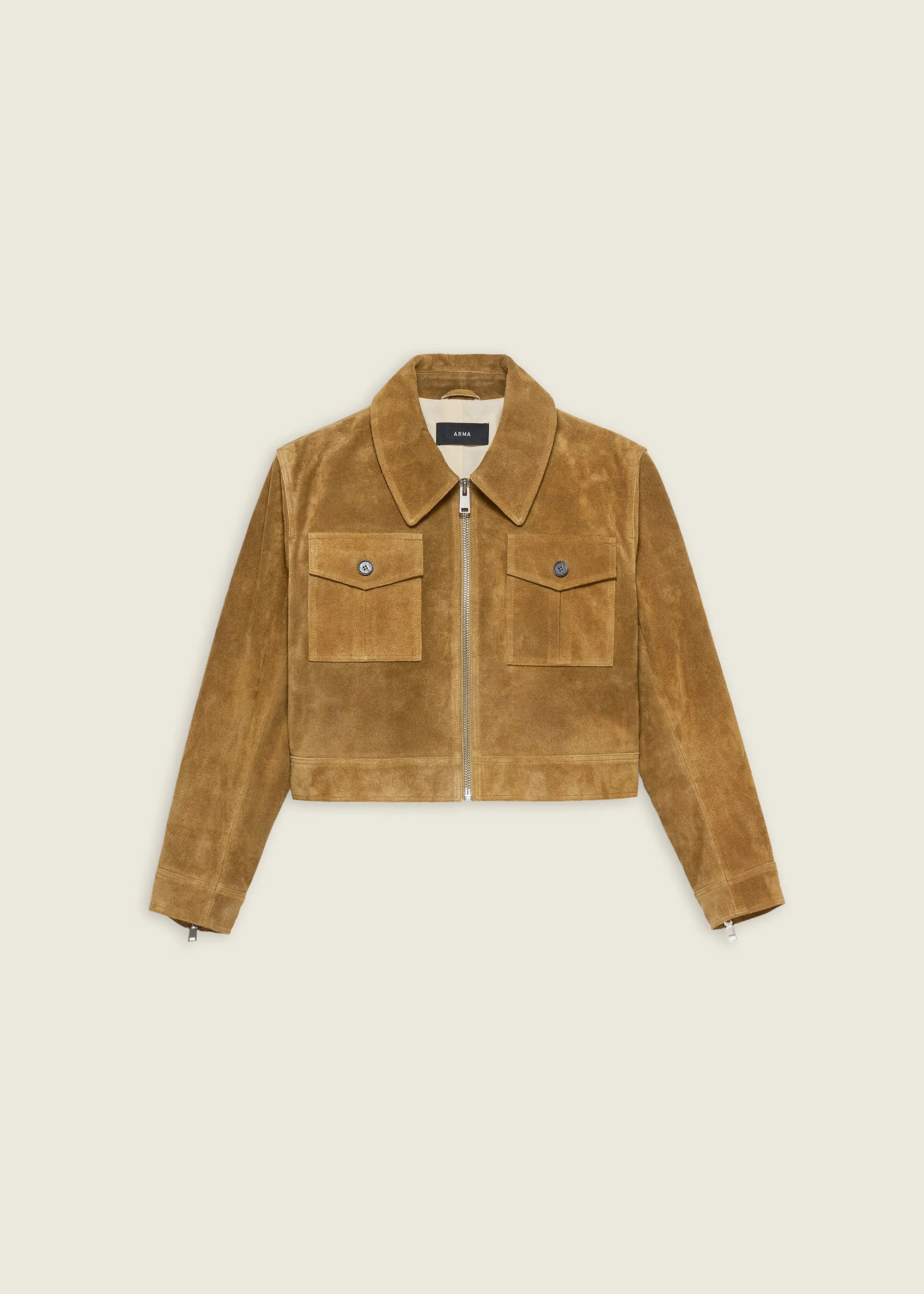 HELEN | Gritty Suede Jacket sold by ARMA
