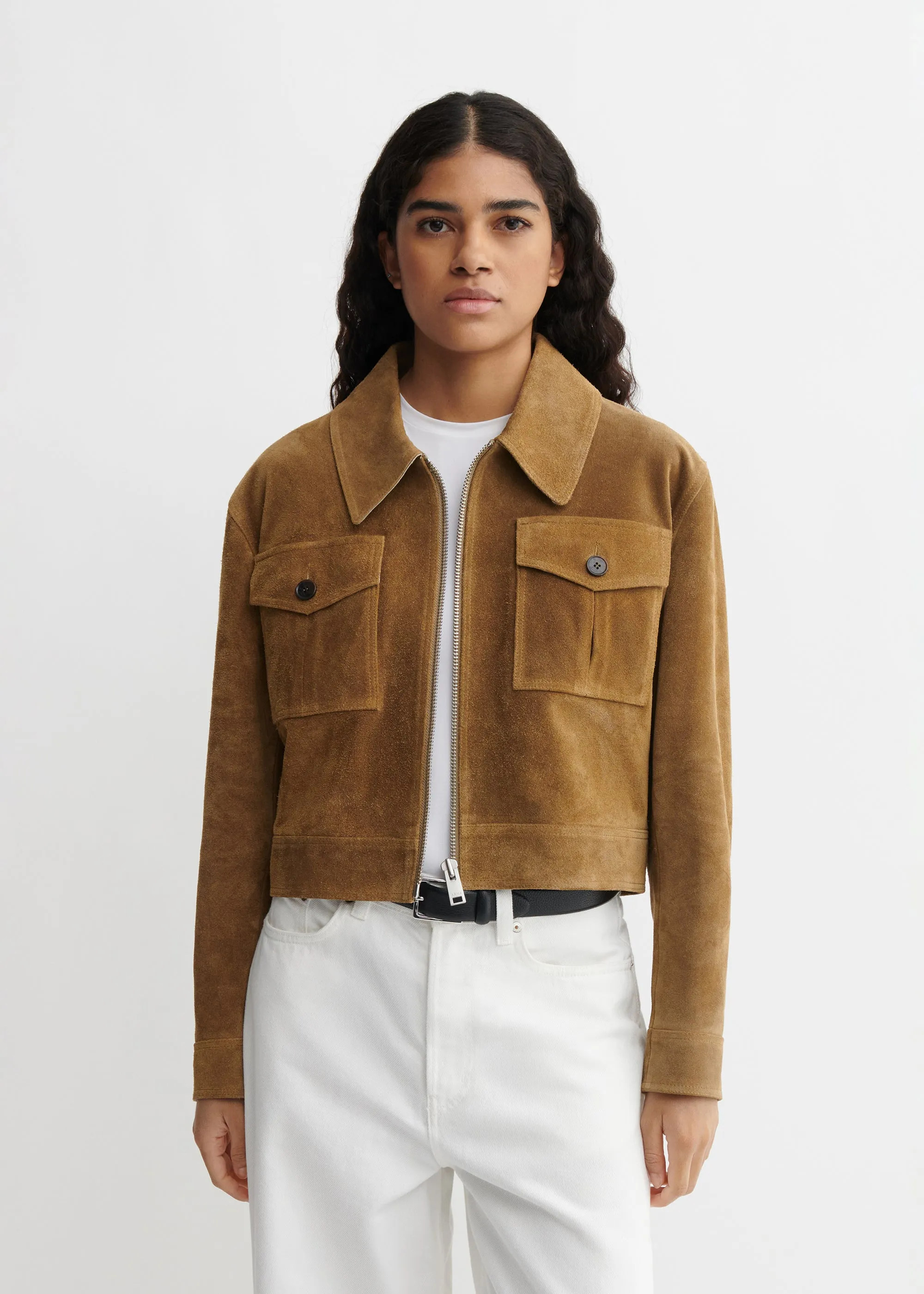 HELEN | Gritty Suede Jacket sold by ARMA product image thumbnail 3
