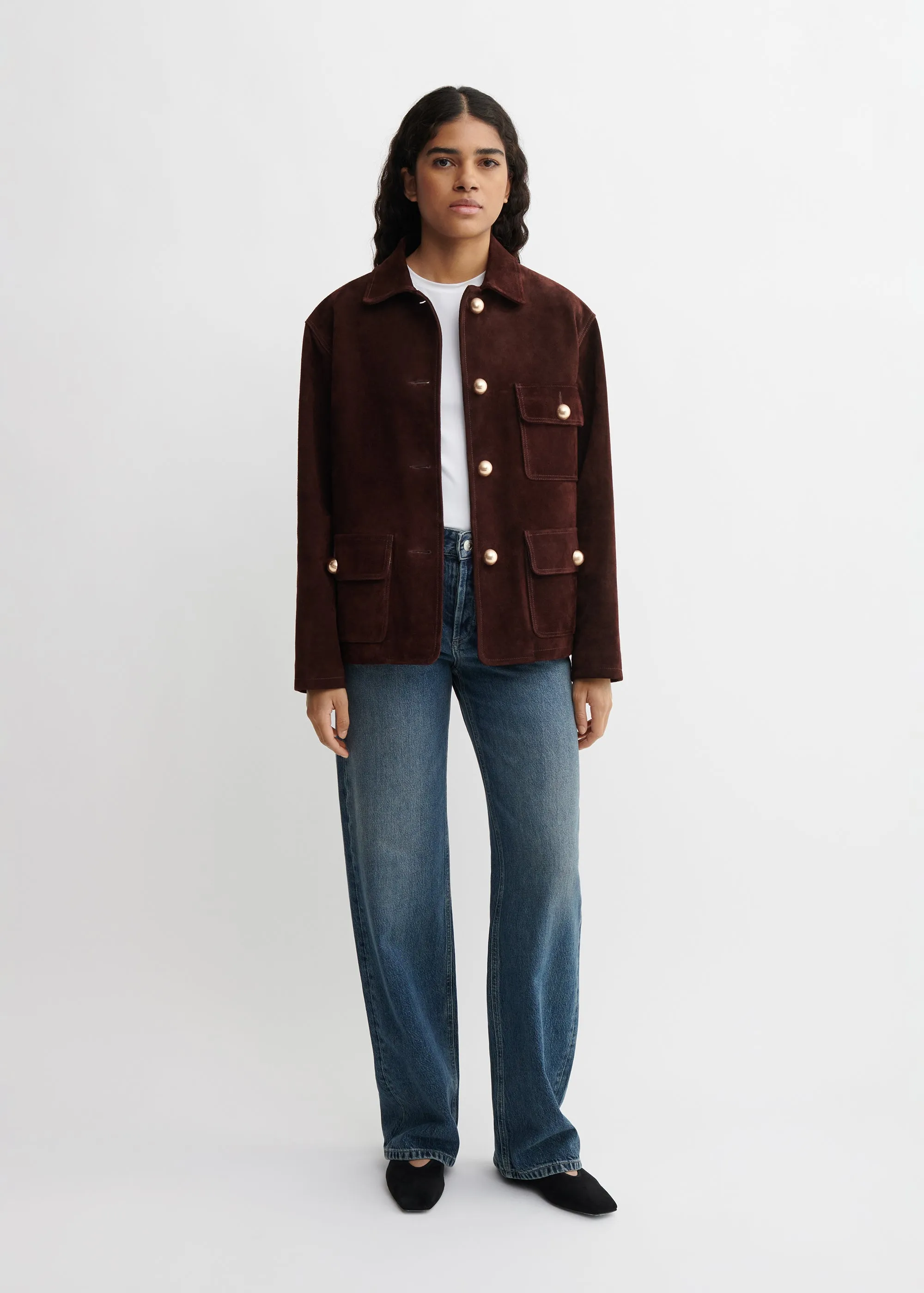 ROSIA | Gritty Suede Jacket sold by ARMA product image thumbnail 2