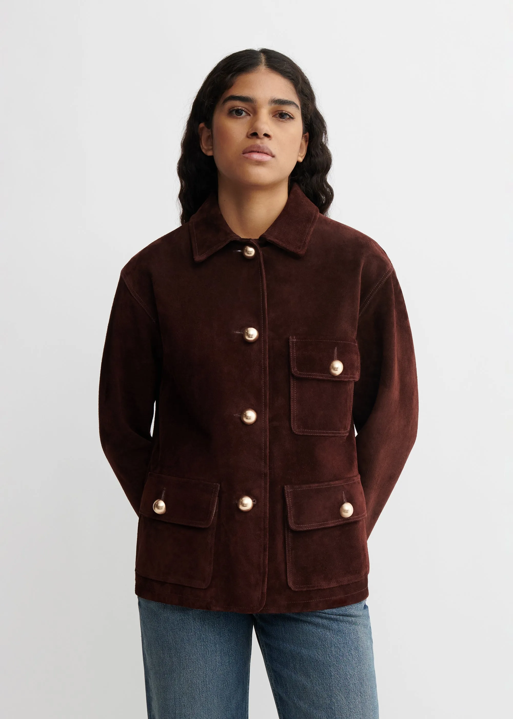 ROSIA | Gritty Suede Jacket sold by ARMA product image thumbnail 3