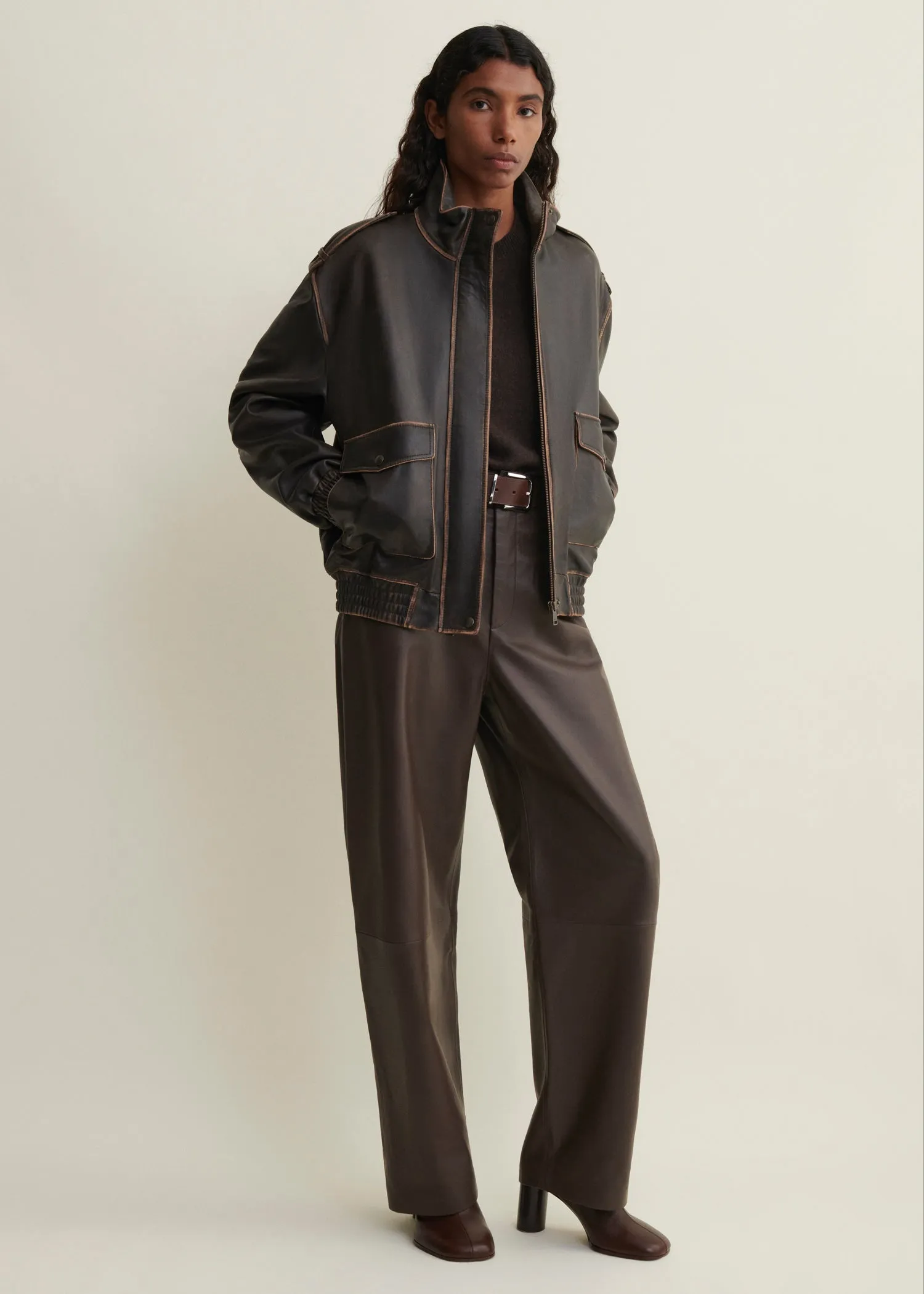 GAYANA | Vintage Leather Jacket sold by ARMA product image thumbnail 2