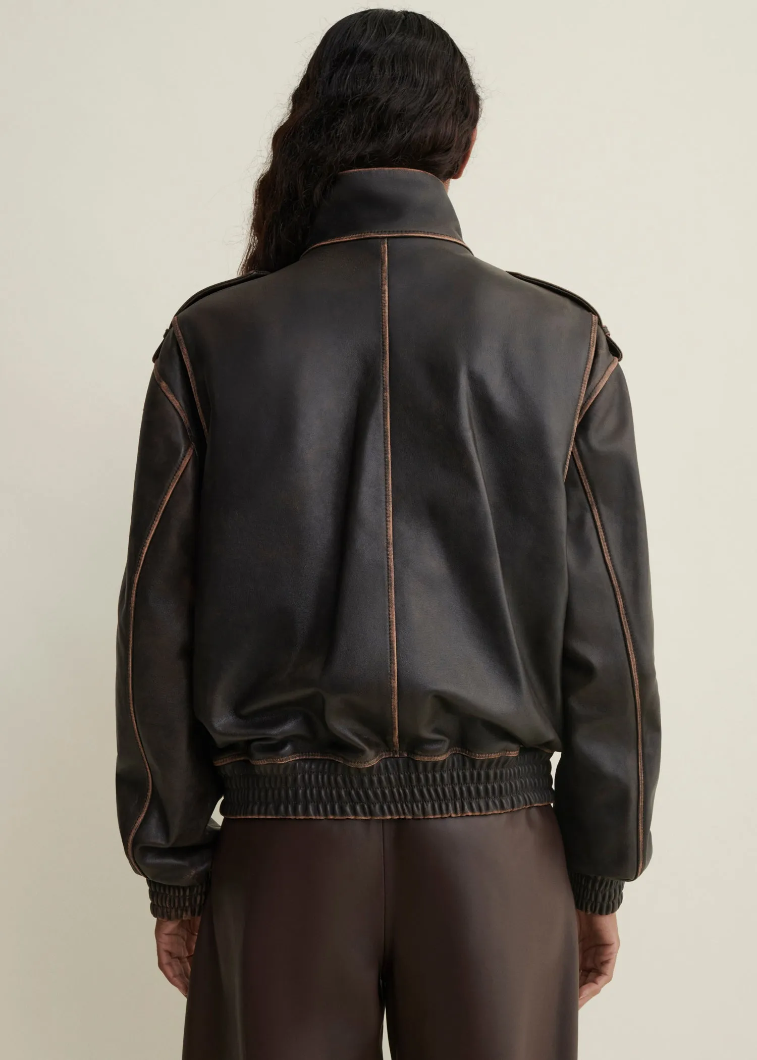 GAYANA | Vintage Leather Jacket sold by ARMA product image thumbnail 4