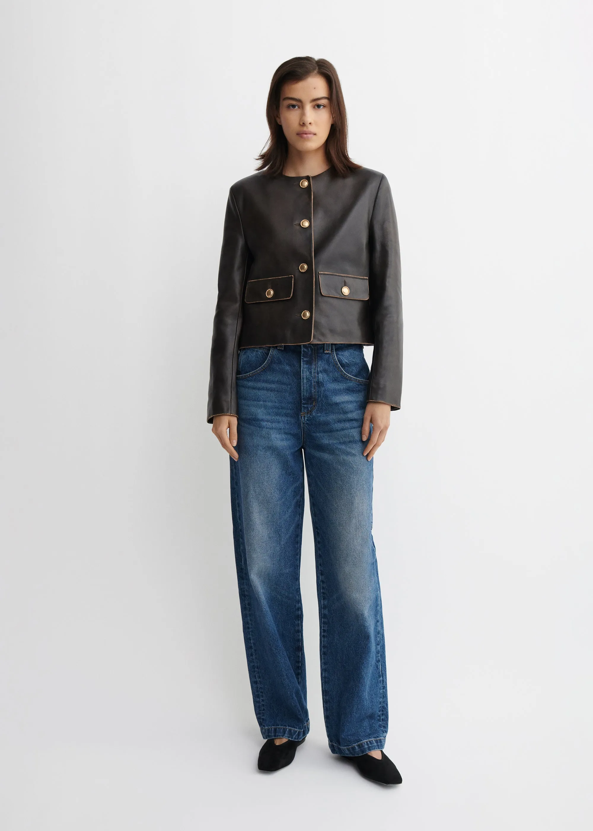 LORENNE | Vintage Leather Jacket sold by ARMA product image thumbnail 2