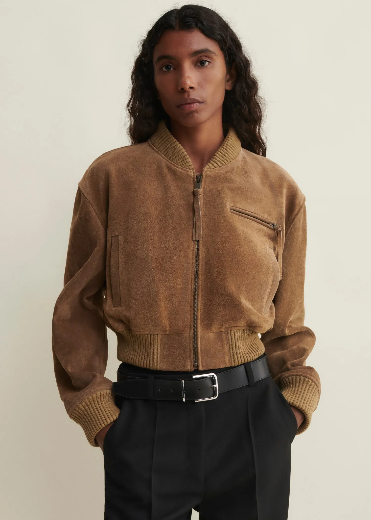 ELETTRA | Gritty Suede Jacket sold by ARMA