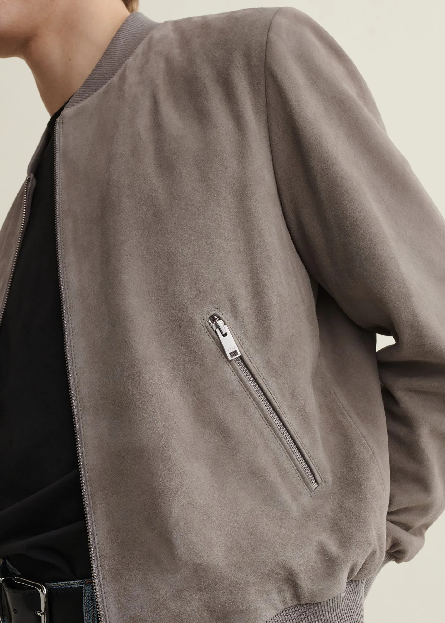 DIDIER | Suede Bomber Jacket sold by ARMA product image thumbnail 2