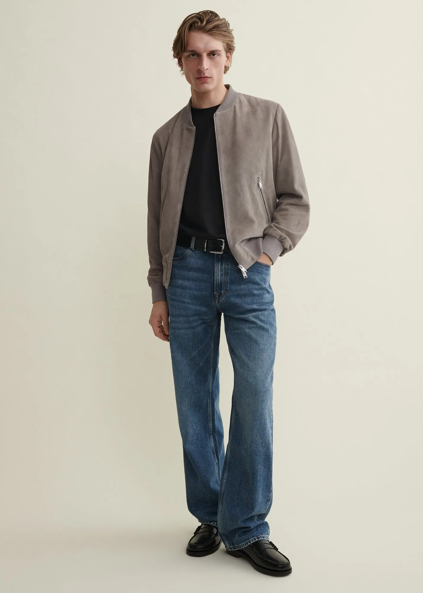 DIDIER | Suede Bomber Jacket sold by ARMA product image thumbnail 3