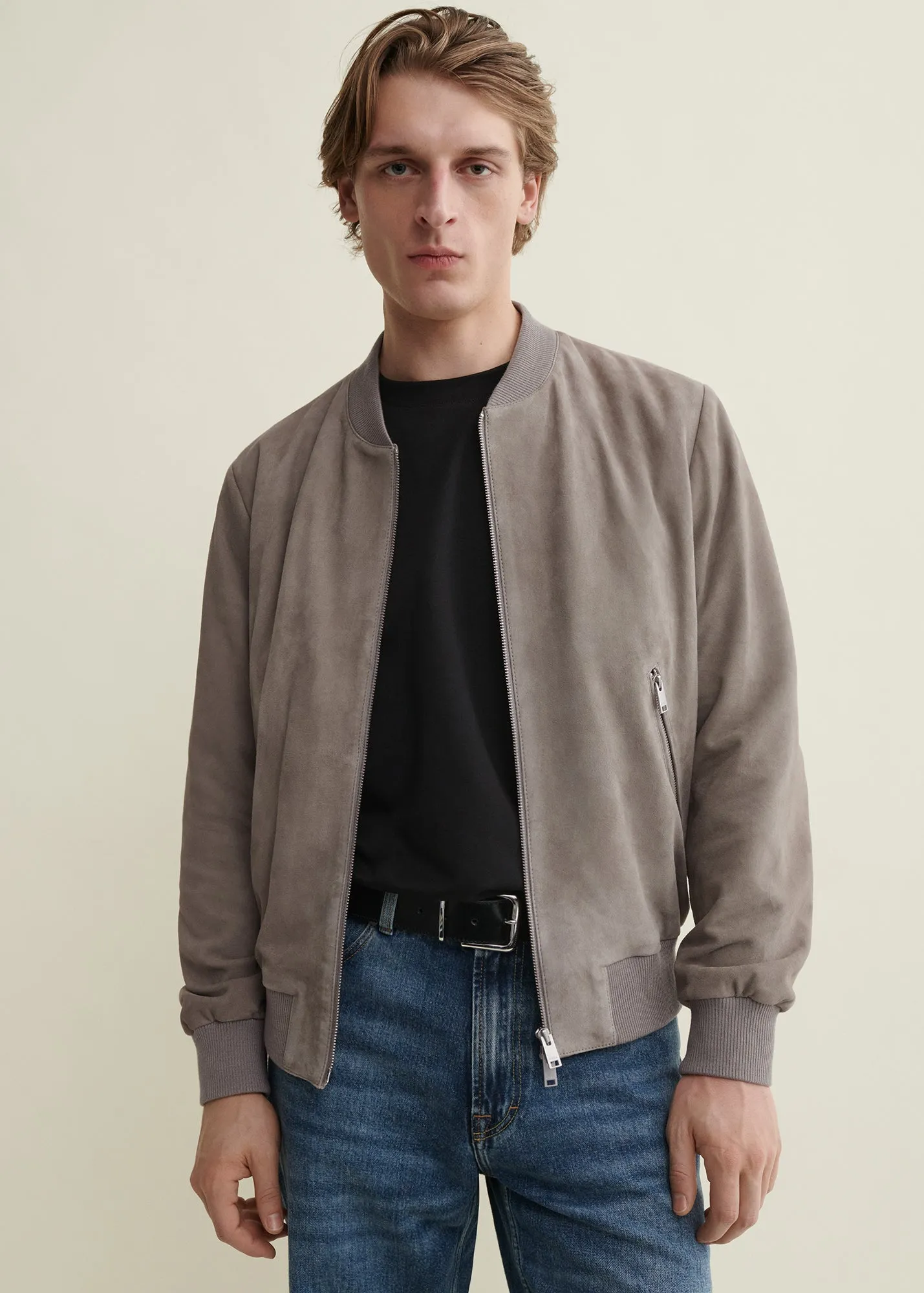 DIDIER | Suede Bomber Jacket sold by ARMA