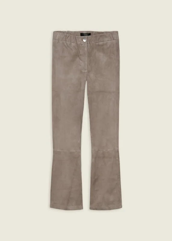 LIVELY | Suede Kick-flare Legging sold by ARMA